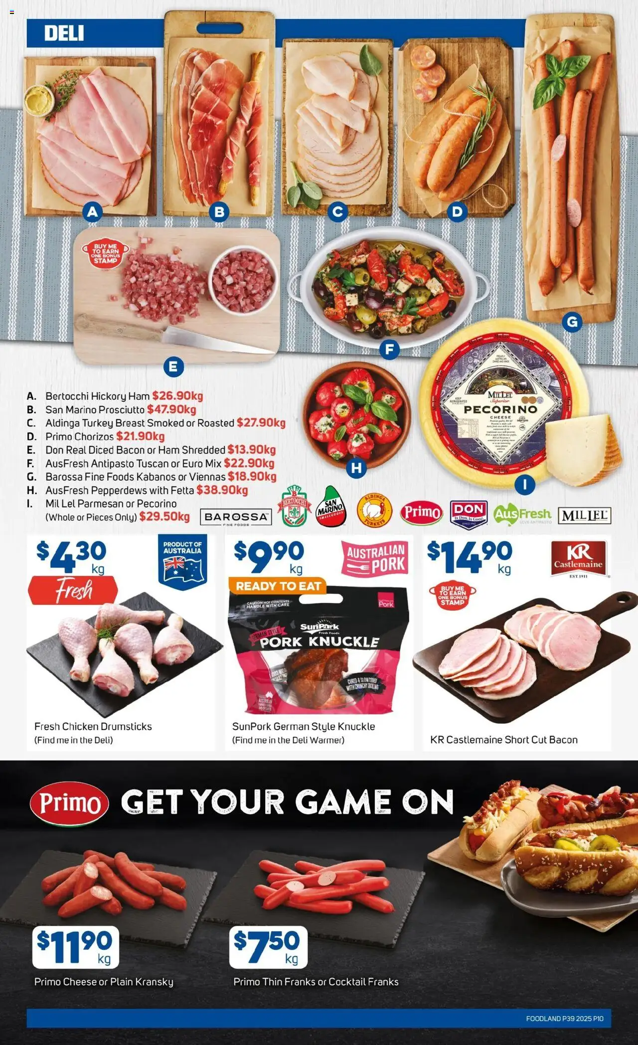 Foodland catalogue - valid from 24.09.2025 | Page: 10 | Products: Cheese, Ham, Turkey, Game
