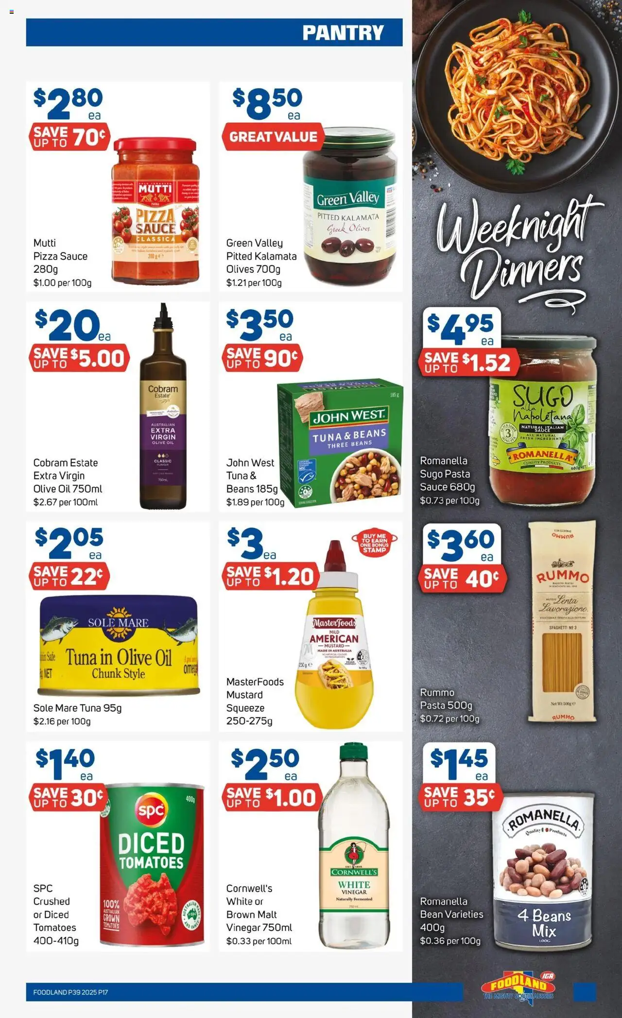 Foodland catalogue - valid from 24.09.2025 | Page: 17 | Products: Mustard, Sauce, Vinegar, Safe