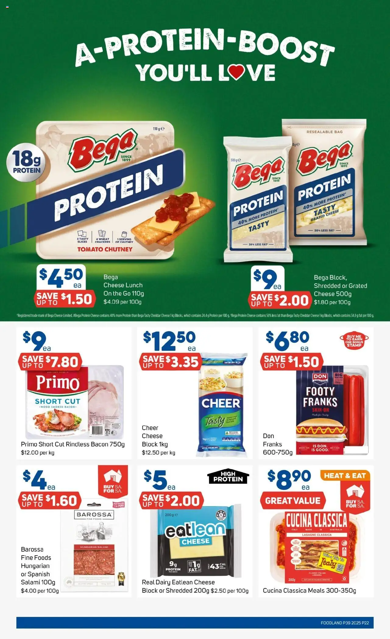 Foodland catalogue - valid from 24.09.2025 | Page: 22 | Products: Crackers, Cheese, Salami, Wheat