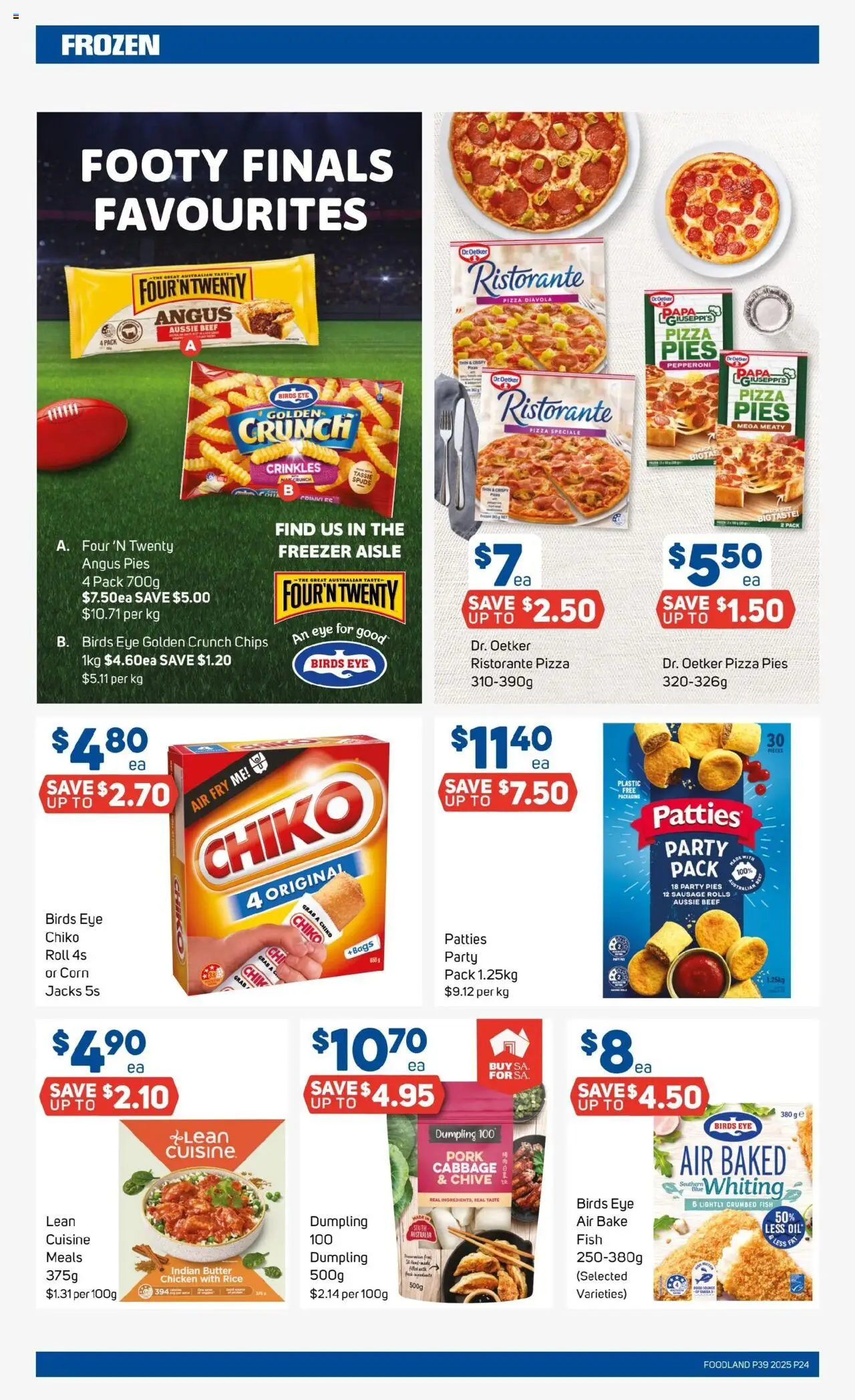 Foodland catalogue - valid from 24.09.2025 | Page: 24 | Products: Rice, Fish, Sausage, Pies