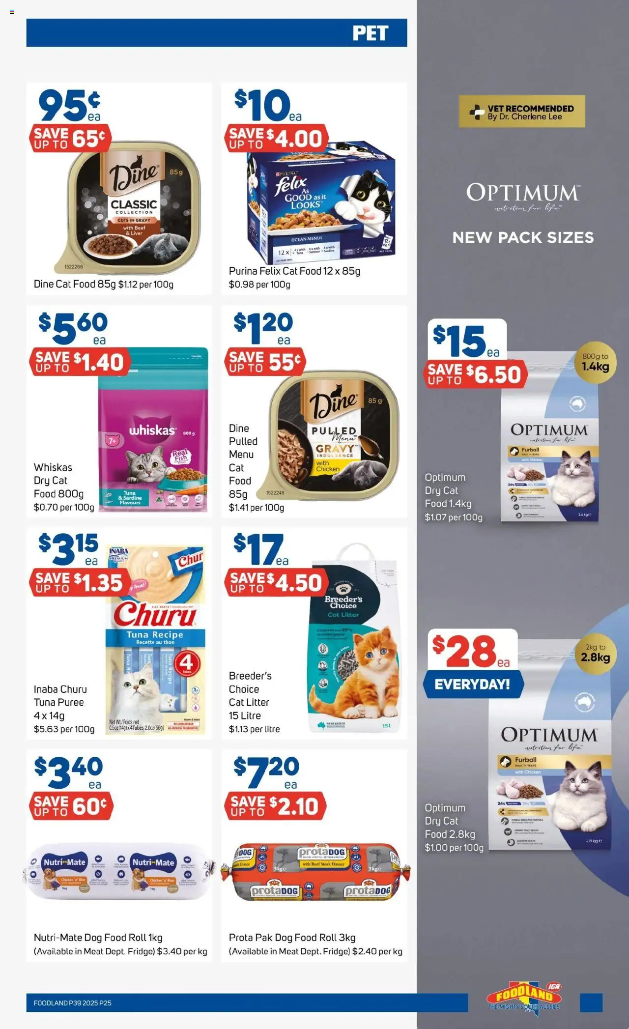 Foodland catalogue - valid from 24.09.2025 | Page: 25 | Products: Meat, Dog food, Steak, Fridge