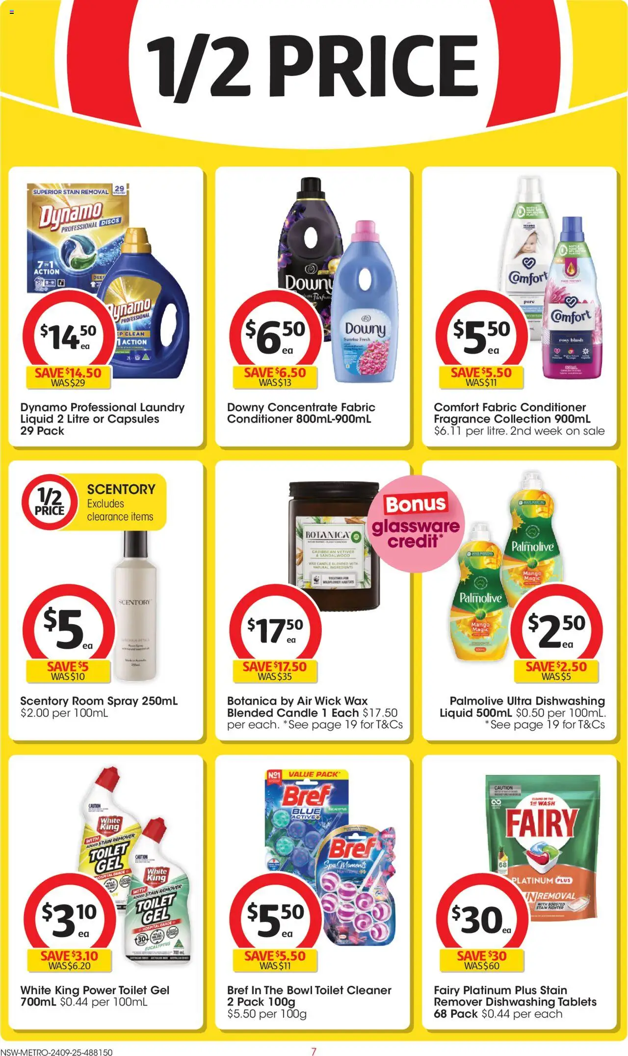 Coles catalogue - valid from 24.09.2025 | Page: 7 | Products: Toilet, Blush, Cleaner, Stain remover