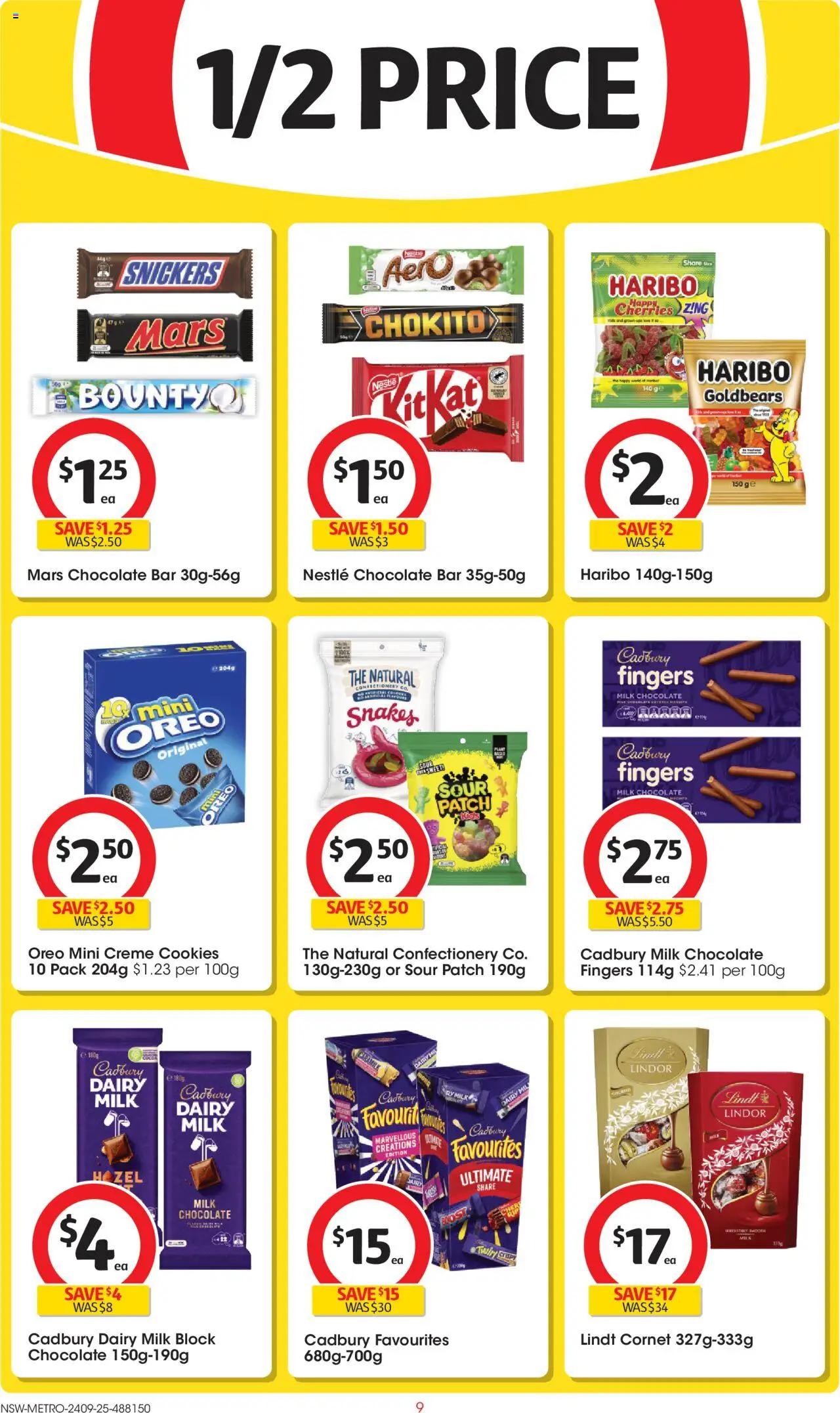 Coles catalogue - valid from 24.09.2025 | Page: 9 | Products: Cherries, Plant, Milk, Dairy