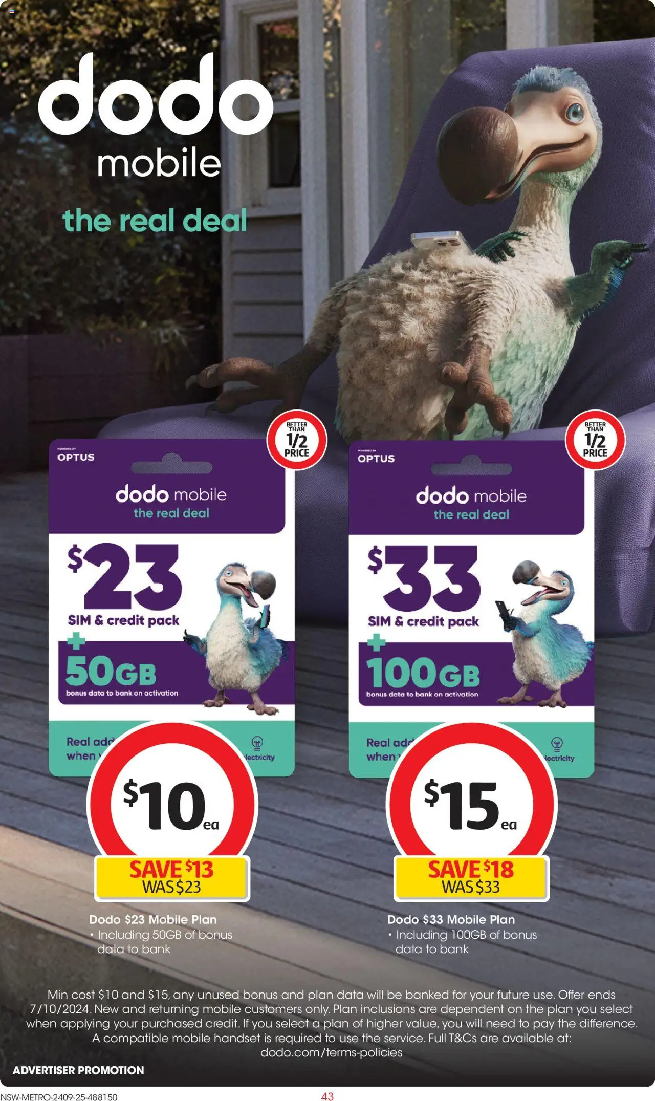 Coles catalogue - valid from 24.09.2025 | Page: 43 | Products: Mobile