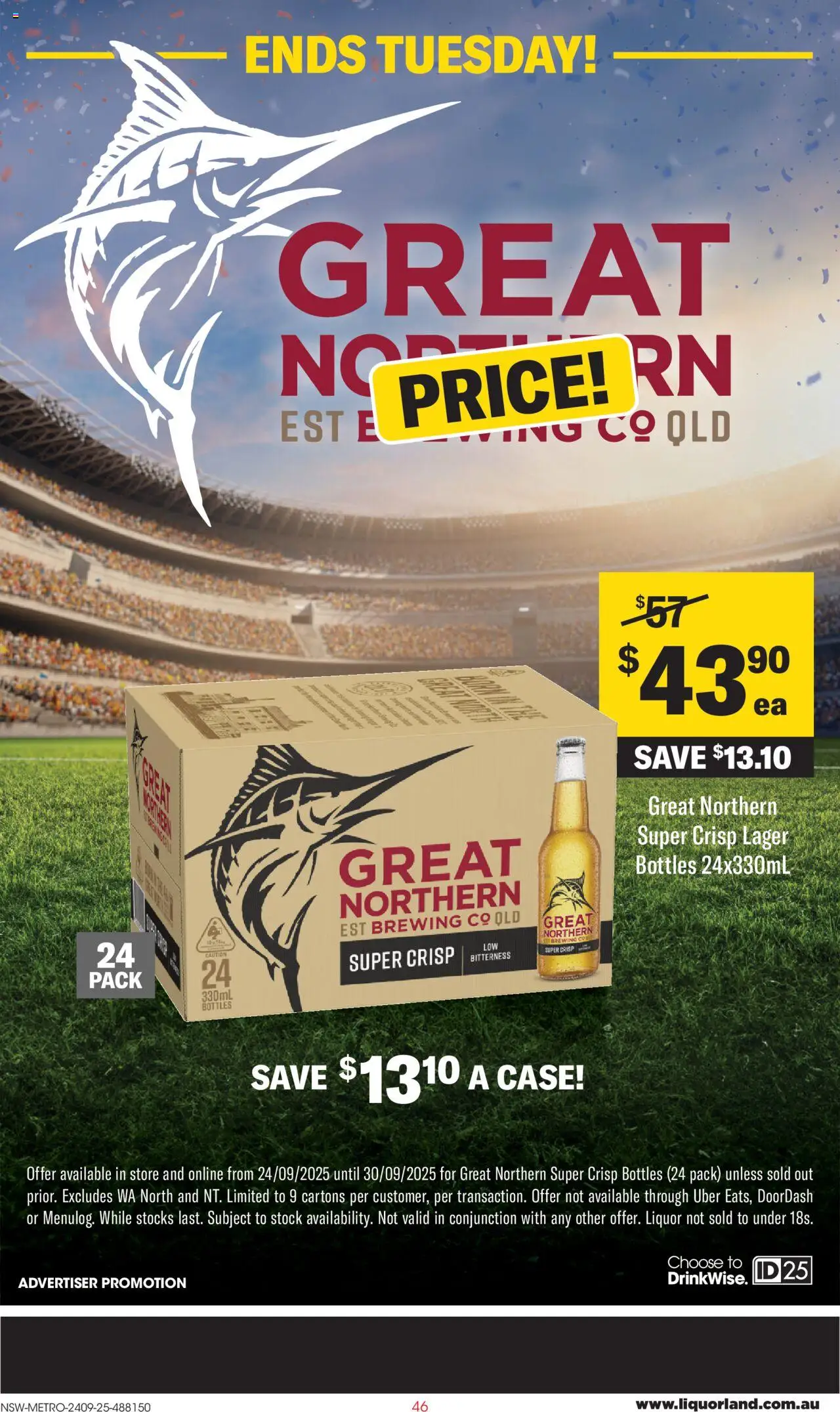 Coles catalogue - valid from 24.09.2025 | Page: 46 | Products: Case