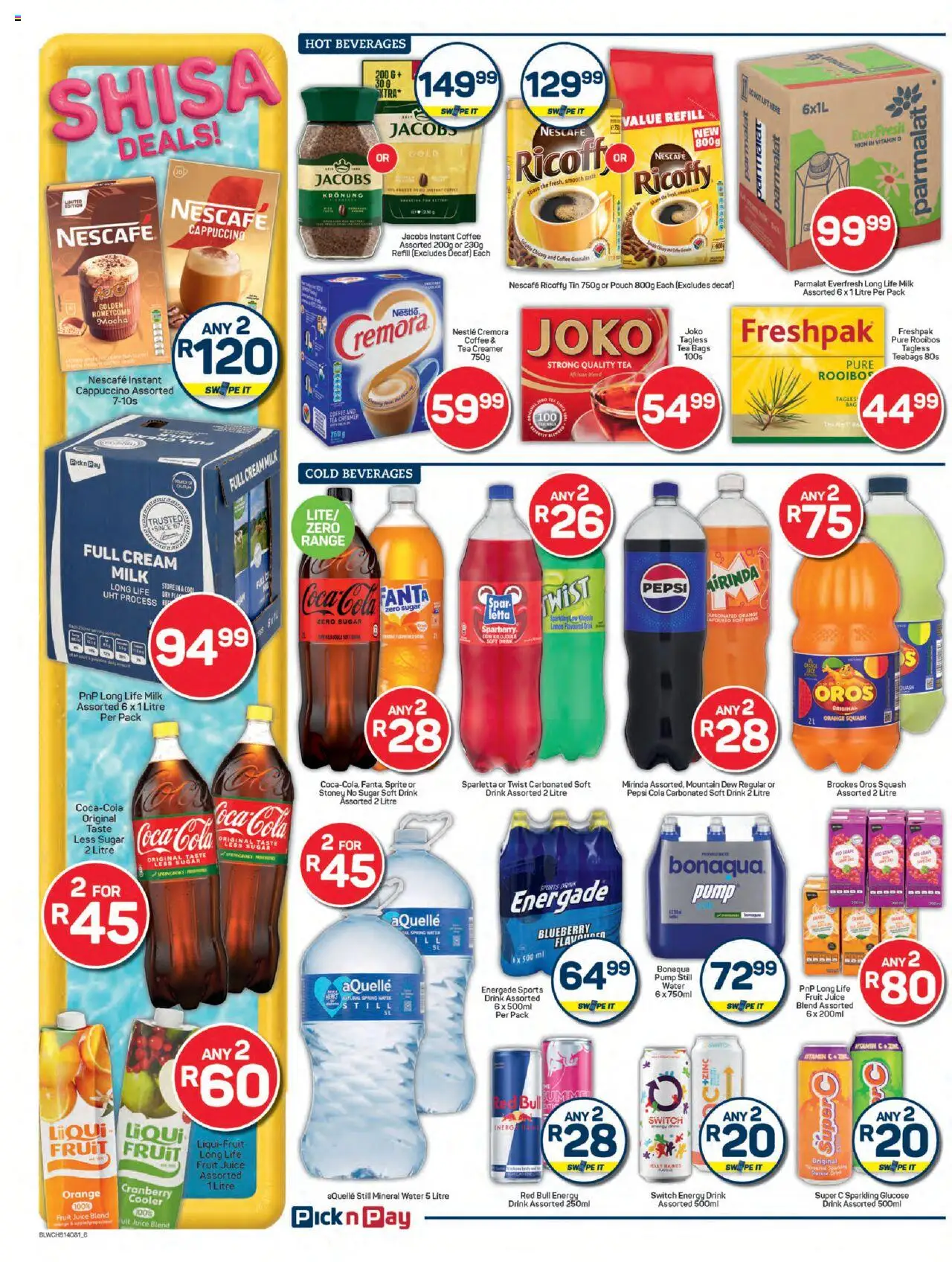 New Pick n Pay catalogue – valid from 22.09.2025 | Page: 6 | Products: Cesto para colada, Tea, Water, Estuche organizador de viaje