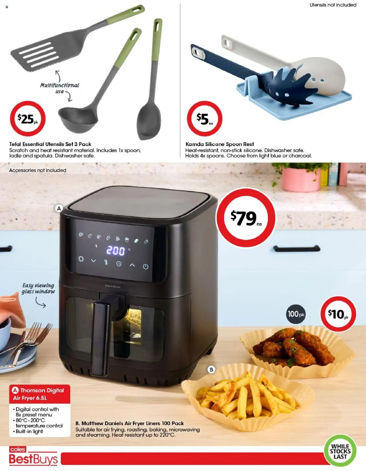 Coles catalogue - valid from 26.09.2025 | Page: 3 | Products: Utensils, Accessories, Digital, Dishwasher