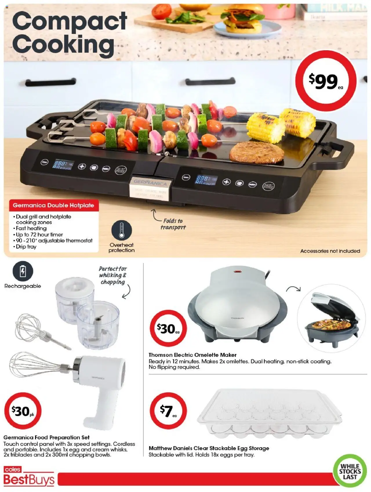 Coles catalogue - valid from 26.09.2025 | Page: 4 | Products: Cream, Accessories, Timer, Grill
