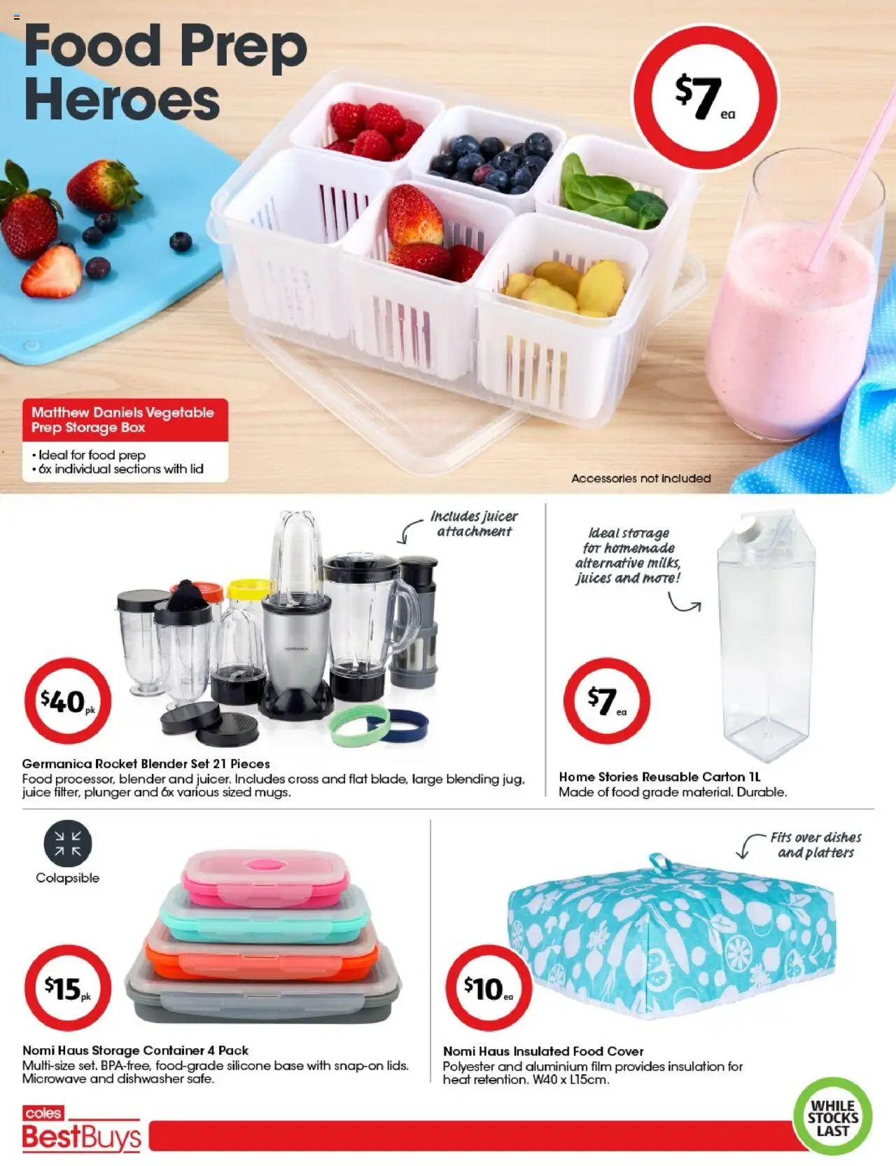 Coles catalogue - valid from 26.09.2025 | Page: 6 | Products: Juice, Microwave, Dishwasher, Juicer