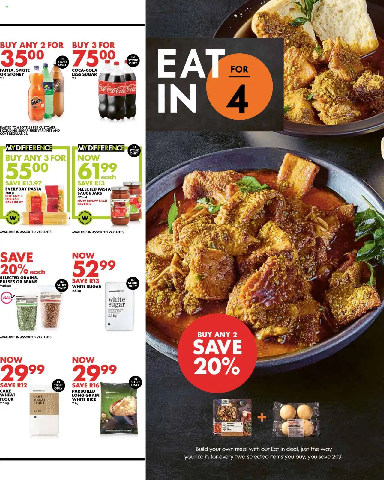 New Woolworths catalogue – valid from 22.09.2025 | Page: 7 | Products: Cake, Sprite, Stoney, Pasta