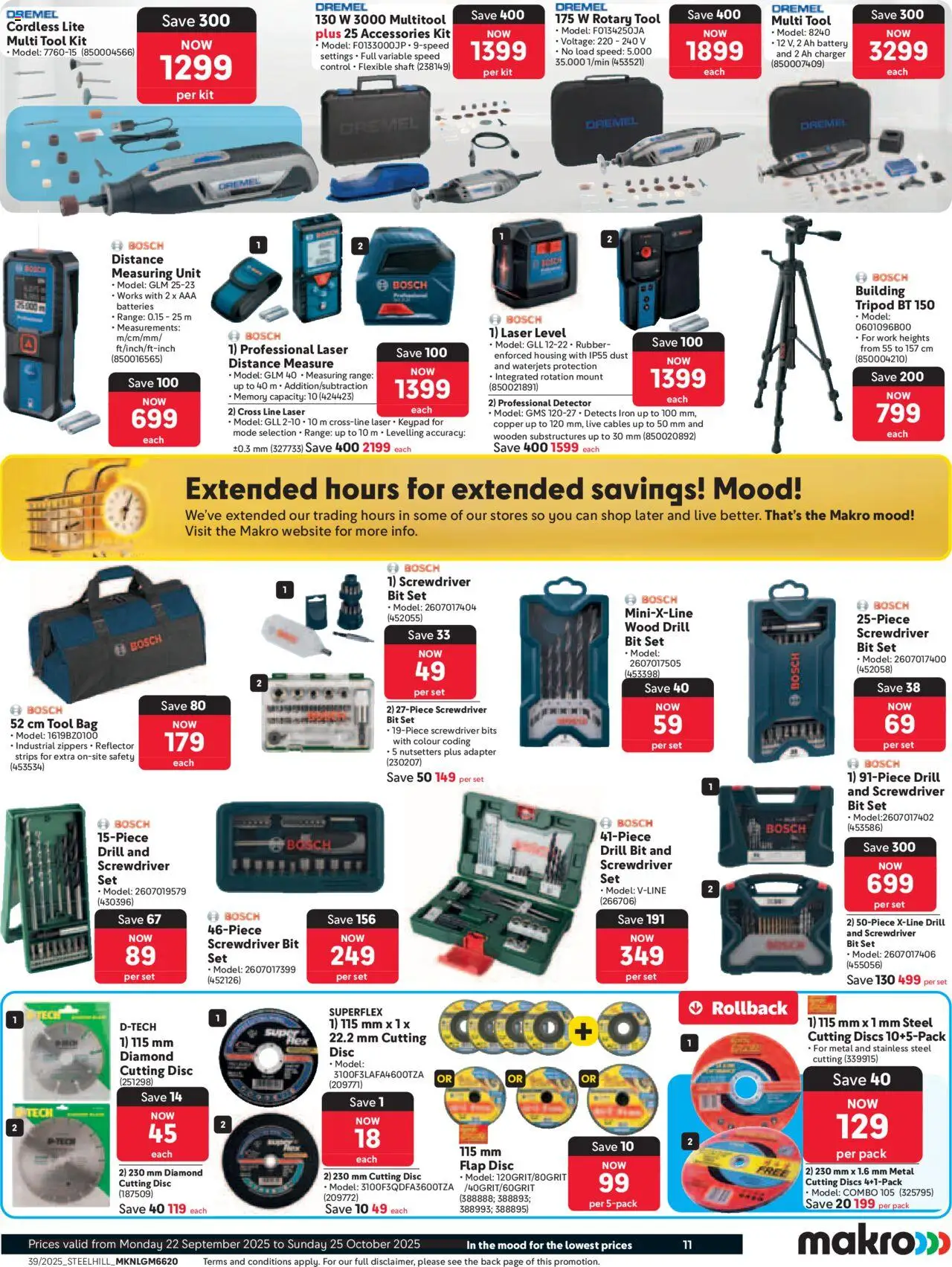 New Makro catalogue – valid from 22.09.2025 | Page: 11 | Products: Adapter, Drill, Battery, Charger