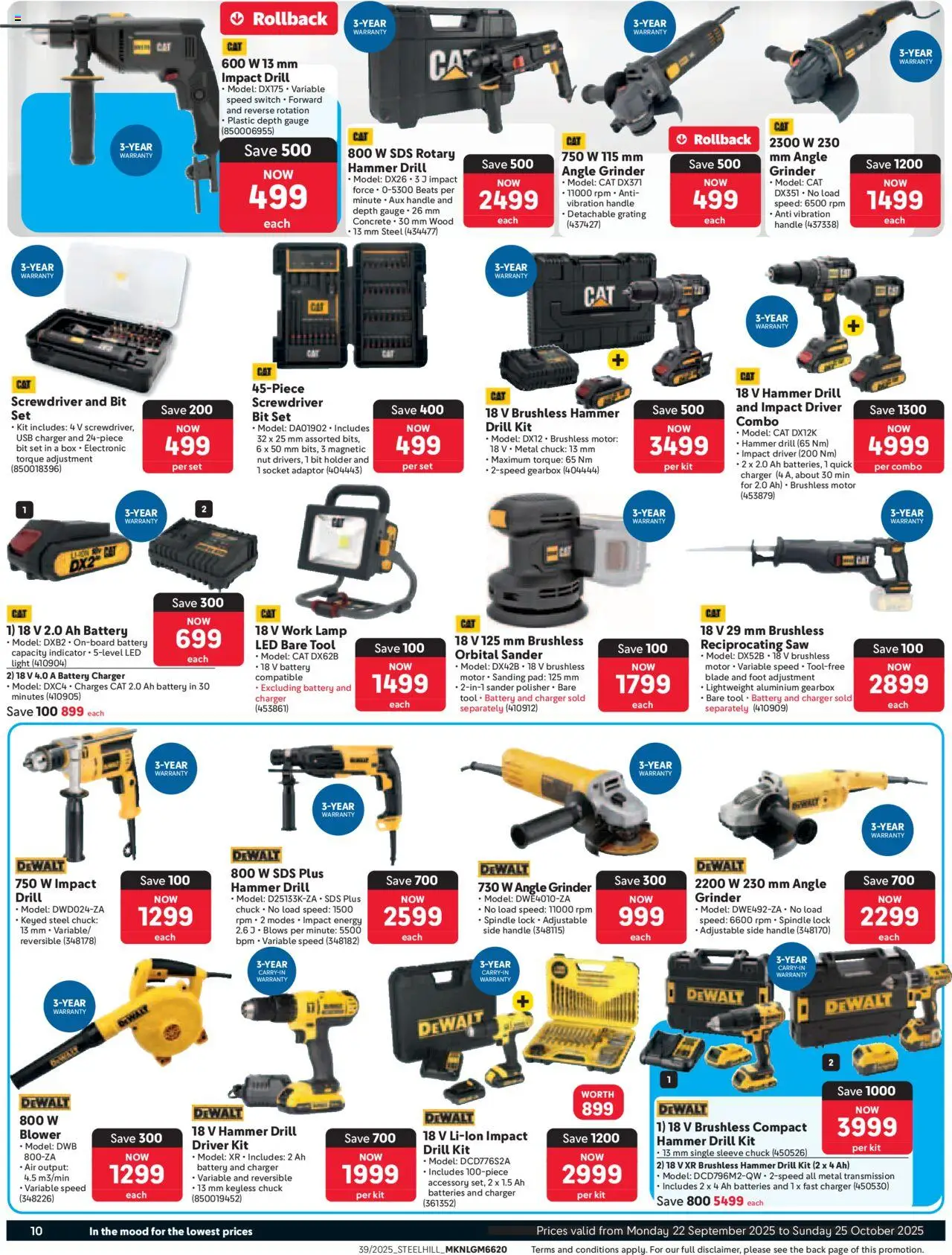 New Makro catalogue – valid from 22.09.2025 | Page: 10 | Products: USB, Grinder, Lamp, Angle grinder
