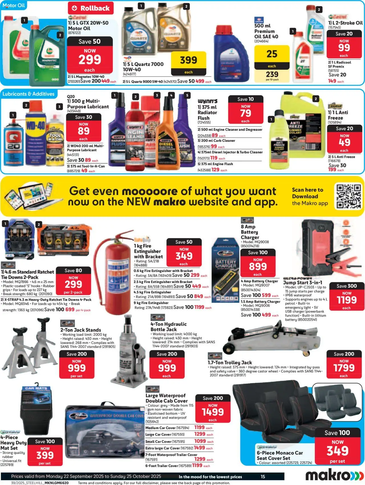 New Makro catalogue – valid from 22.09.2025 | Page: 15 | Products: Cover, USB, Charger, Oil