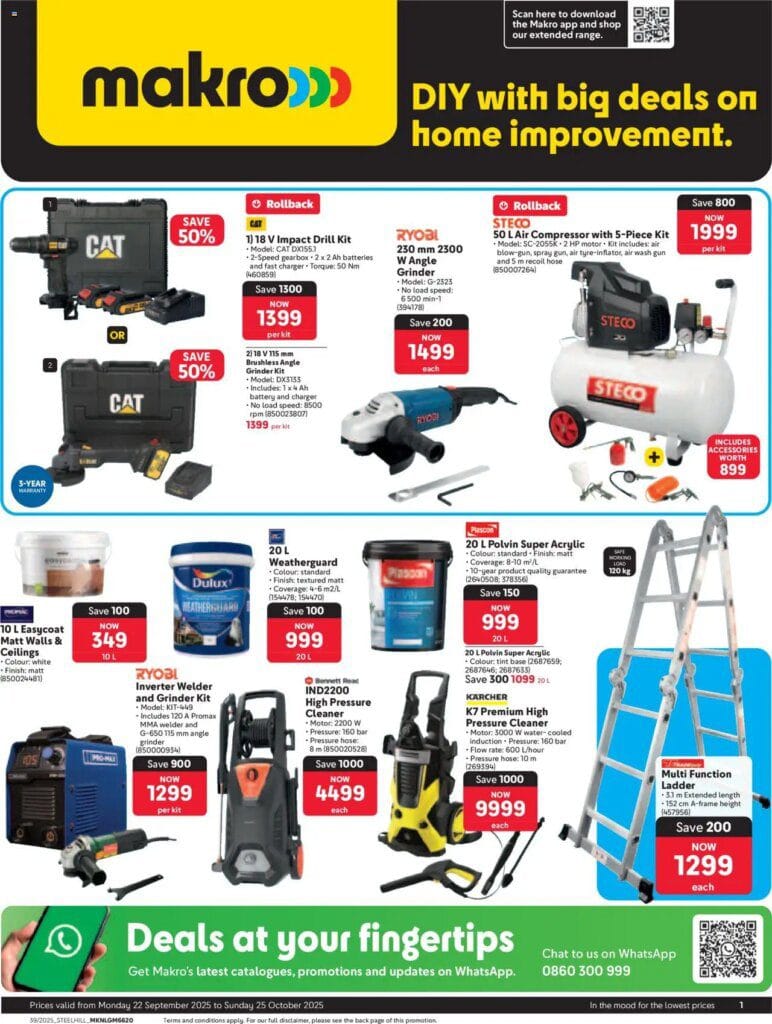 Makro specials this week Monday 22 September – DIY