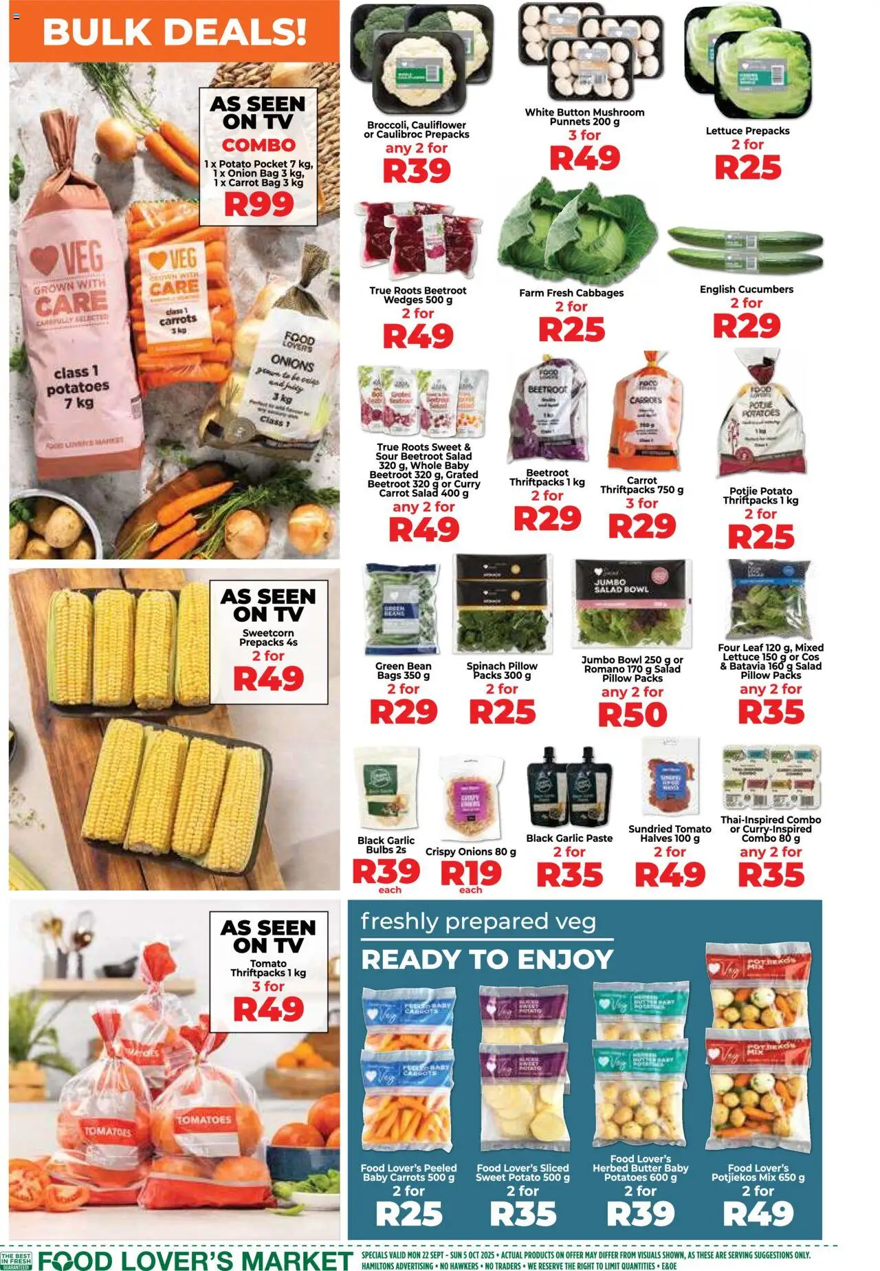 New Food Lover's Market catalogue – valid from 22.09.2025 | Page: 2 | Products: Pillow, Tomatoes, Cucumbers, Cabbages