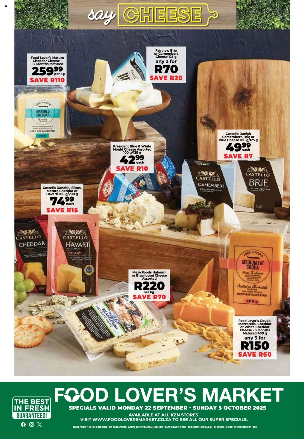 New Food Lover's Market catalogue – valid from 22.09.2025 | Page: 16 | Products: Cheese