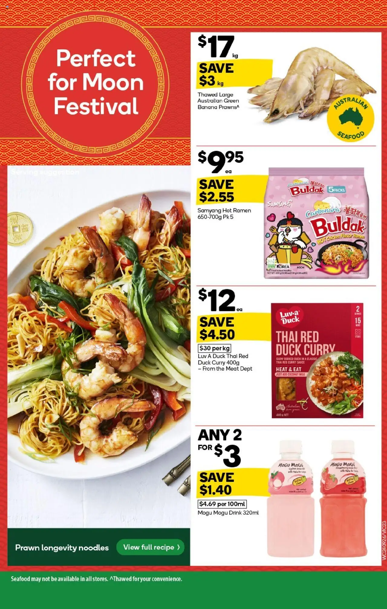 Woolworths catalogue - valid from 24.09.2025 | Page: 23 | Products: Curry, Chicken, Noodles, Sauce