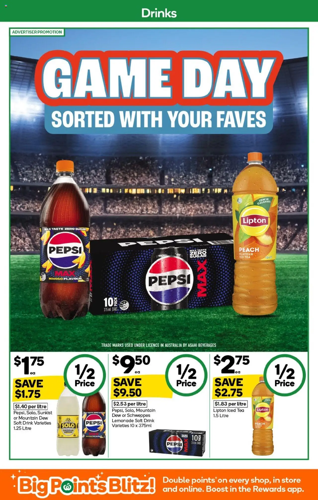 Woolworths catalogue - valid from 24.09.2025 | Page: 33 | Products: Tea, Mango, Peach, Game