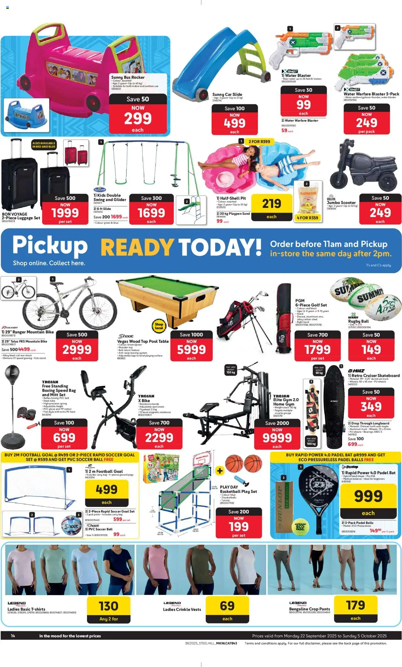 New Makro catalogue – valid from 22.09.2025 | Page: 14 | Products: Bag, Table, Water, Foam