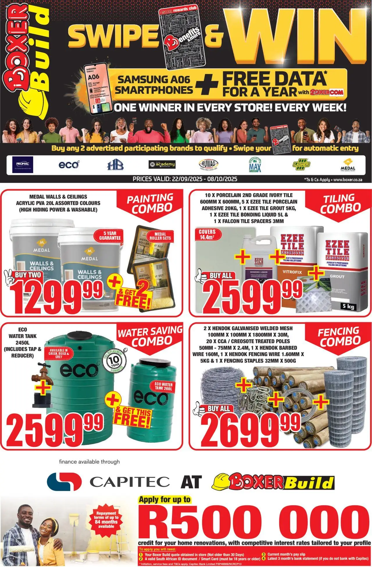 New Boxer catalogue – valid from 22.09.2025 | Page: 1 | Products: Tank, Battery, Adhesive, Tap