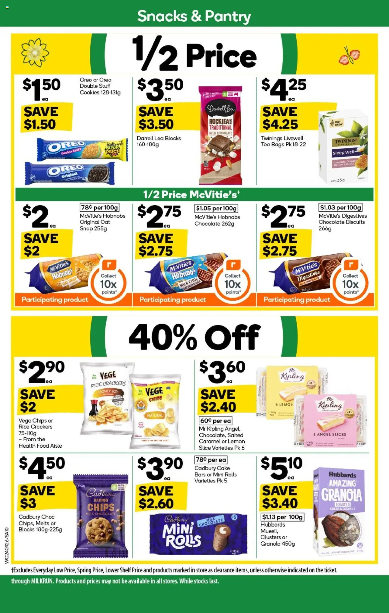 Woolworths catalogue - valid from 24.09.2025 | Page: 10 | Products: Cocoa, Chocolate, Honey, Rice