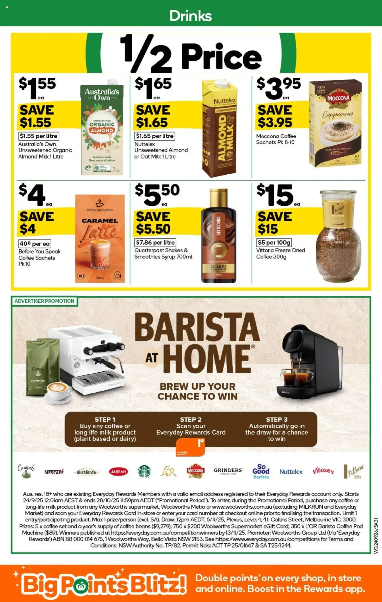 Woolworths catalogue - valid from 24.09.2025 | Page: 31 | Products: Plant, Milk, Dairy, Chocolate