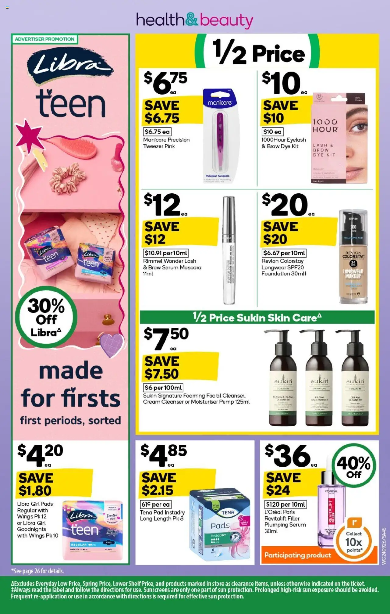 Woolworths catalogue - valid from 24.09.2025 | Page: 45 | Products: Shelf, Makeup, Cream, Foundation
