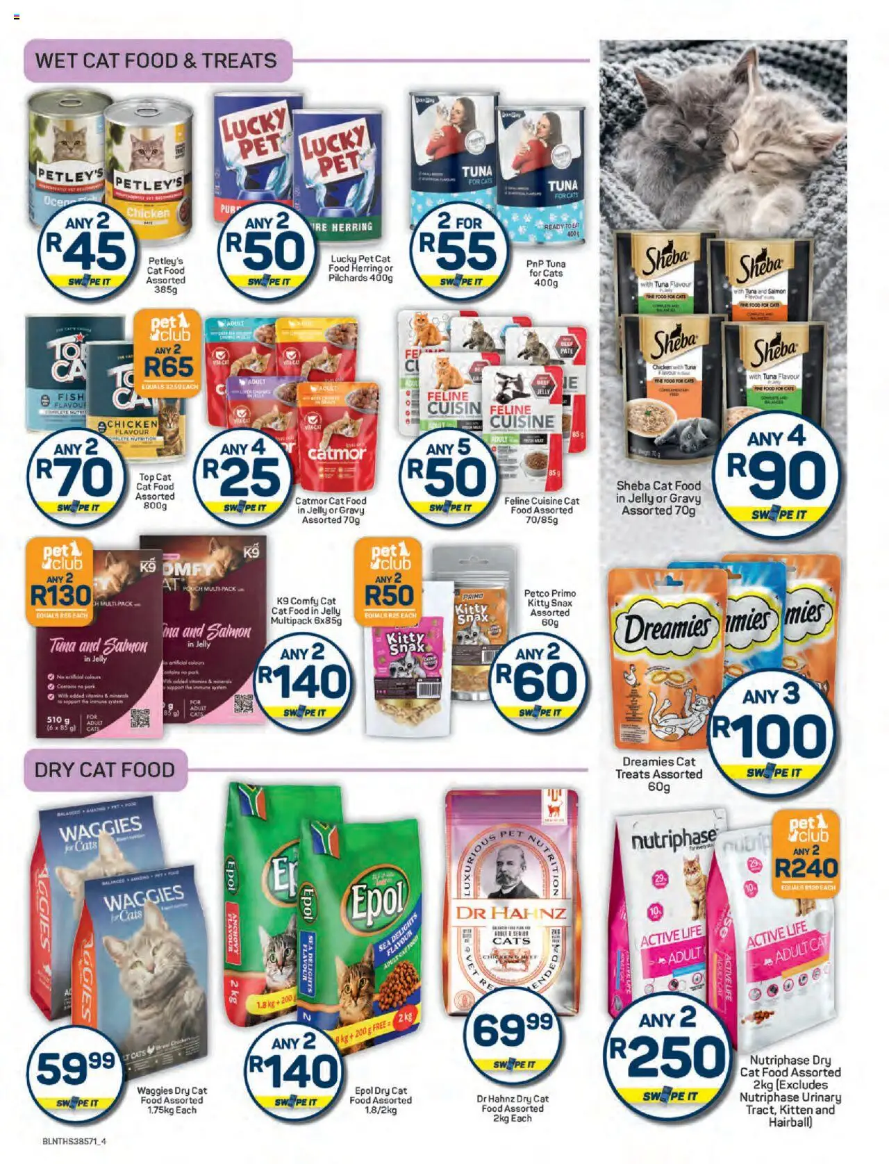 New Pick n Pay catalogue – valid from 22.09.2025 | Page: 4 | Products: Vitamins, Chicken, Pork, Cat food