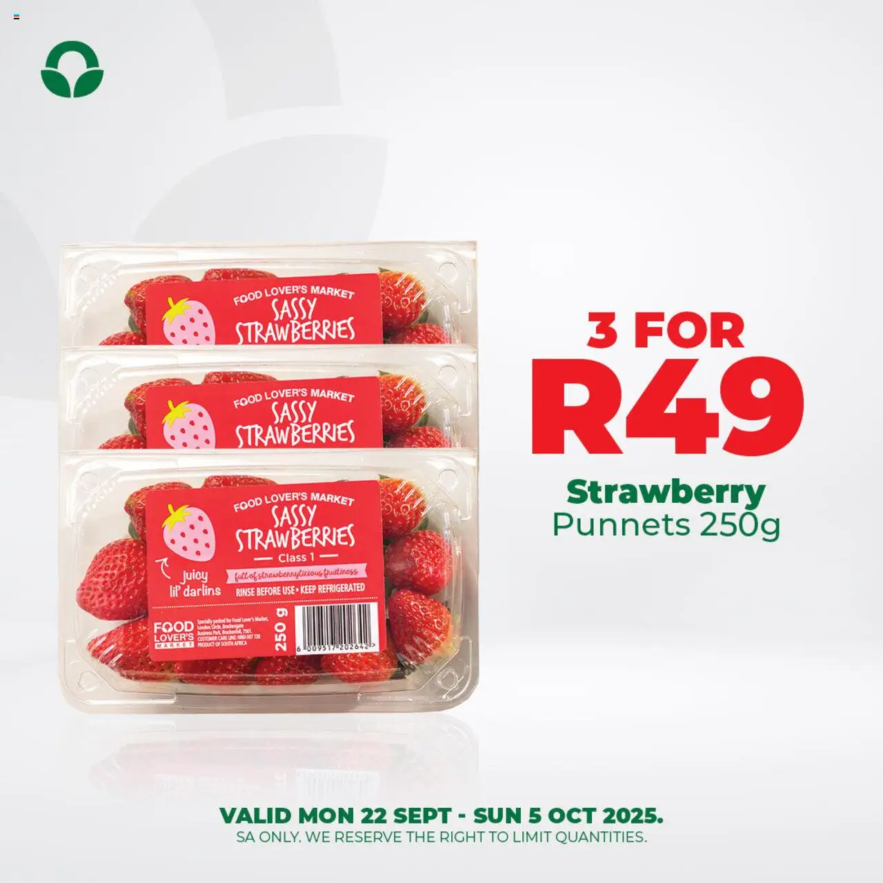 New Food Lover's Market catalogue – valid from 22.09.2025 | Page: 4 | Products: Strawberries