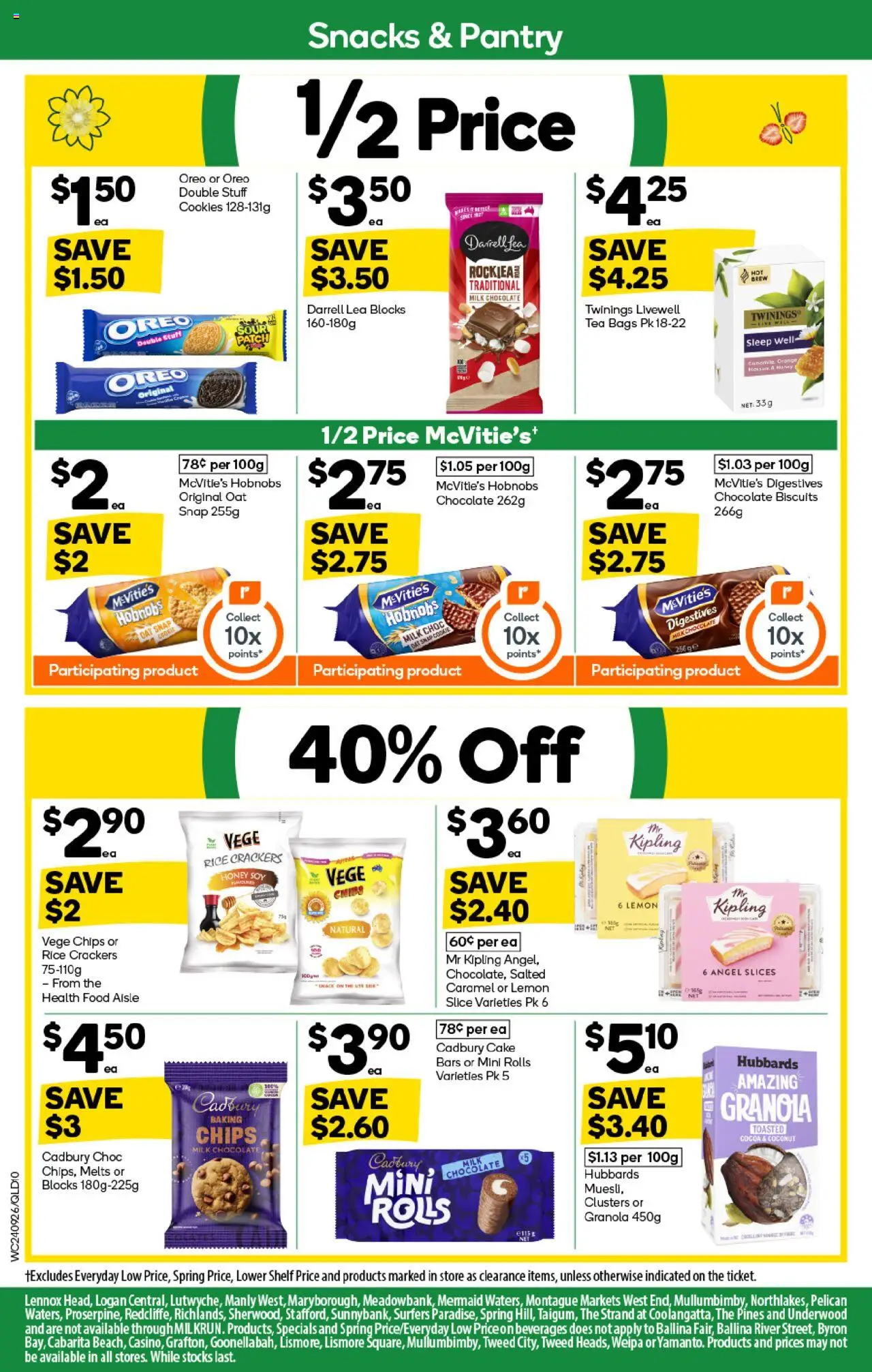 Woolworths catalogue - valid from 24.09.2025 | Page: 10 | Products: Cocoa, Crackers, Rice, Chips