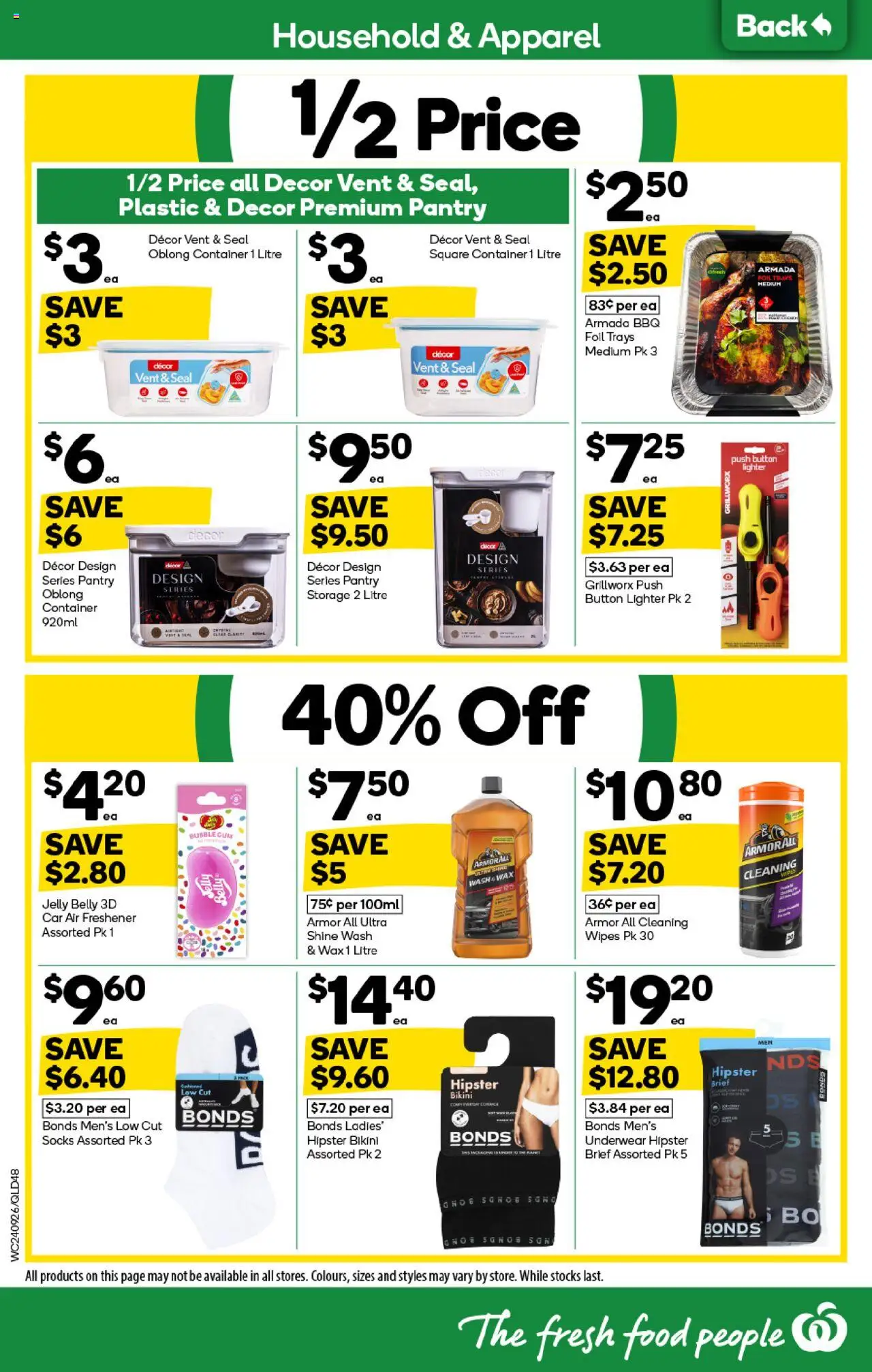 Woolworths catalogue - valid from 24.09.2025 | Page: 48 | Products: Household, Gum, Underwear, Air freshener