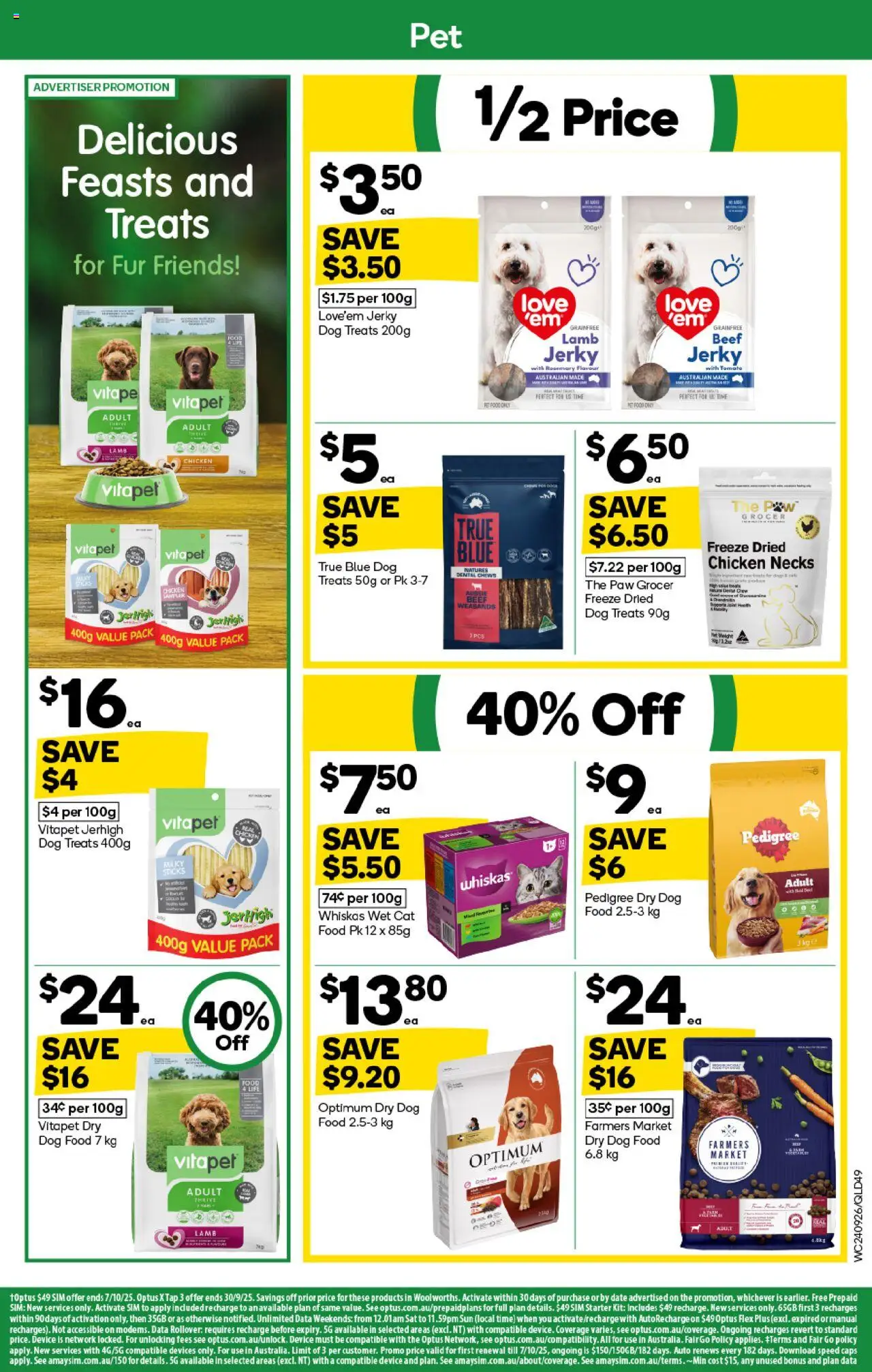 Woolworths catalogue - valid from 24.09.2025 | Page: 49 | Products: Chicken, Tap, Date, Device