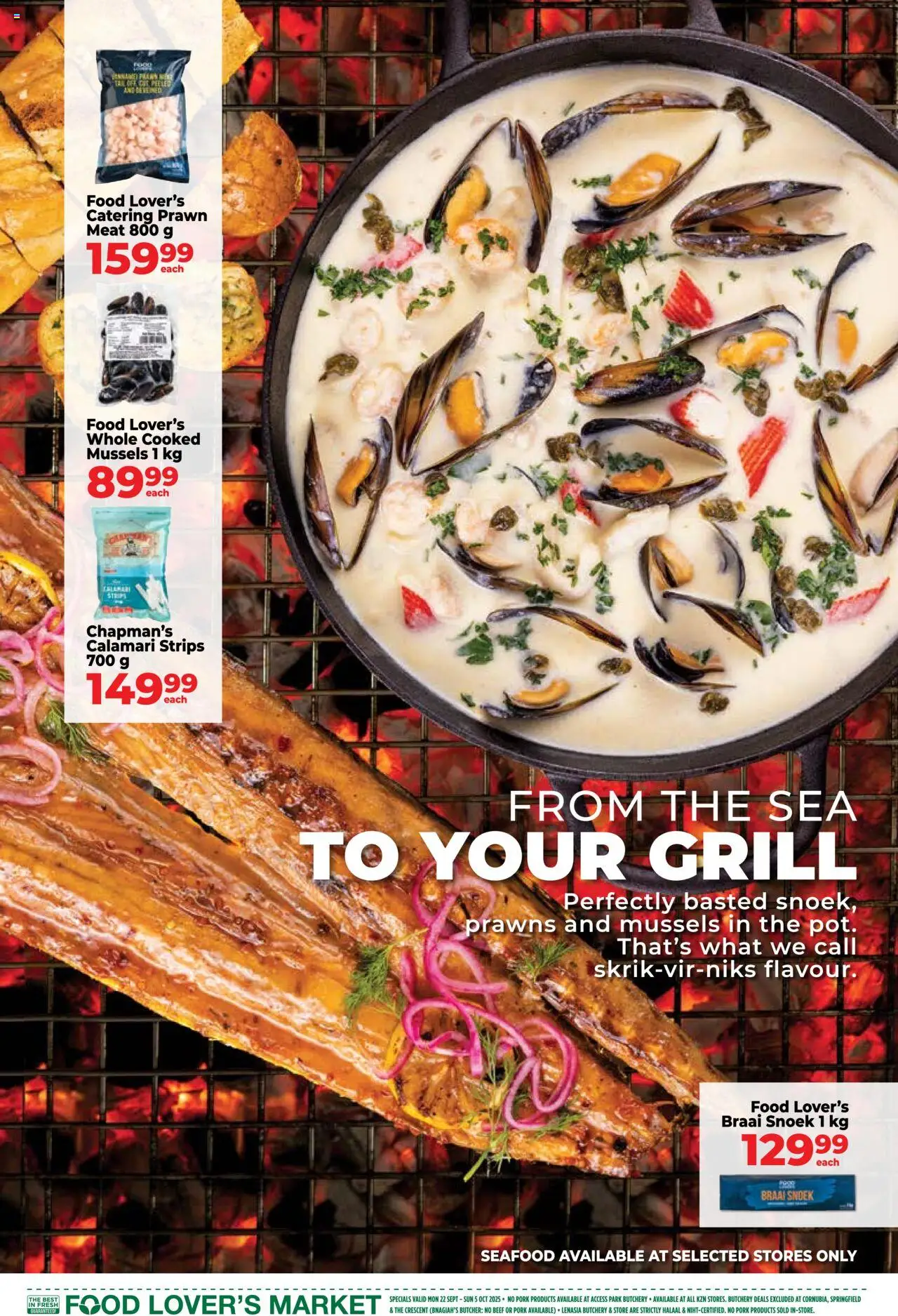 New Food Lover's Market catalogue – valid from 22.09.2025 | Page: 7 | Products: Grill, Pork, Beef, Seafood