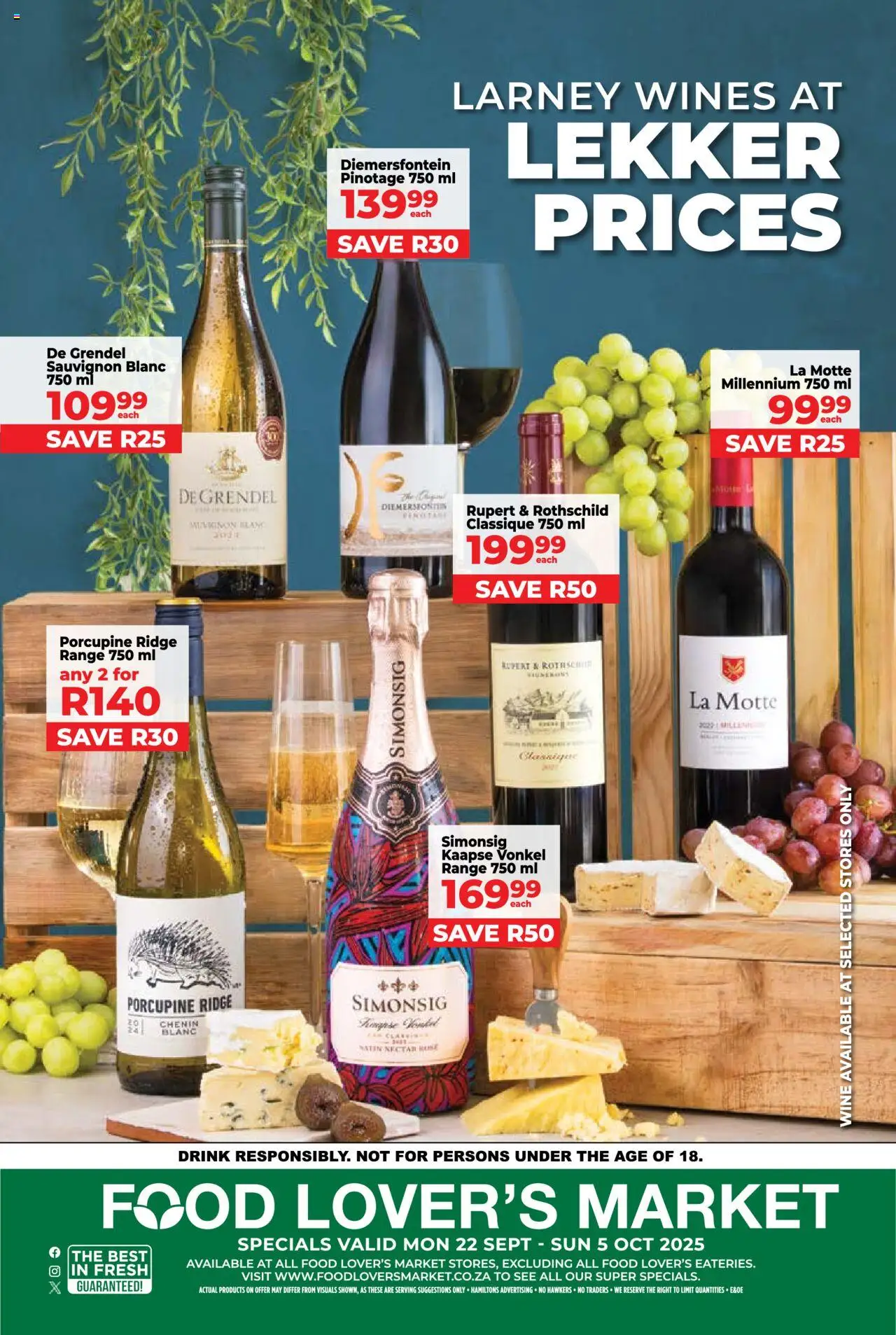 New Food Lover's Market catalogue – valid from 22.09.2025 | Page: 8 | Products: Wine