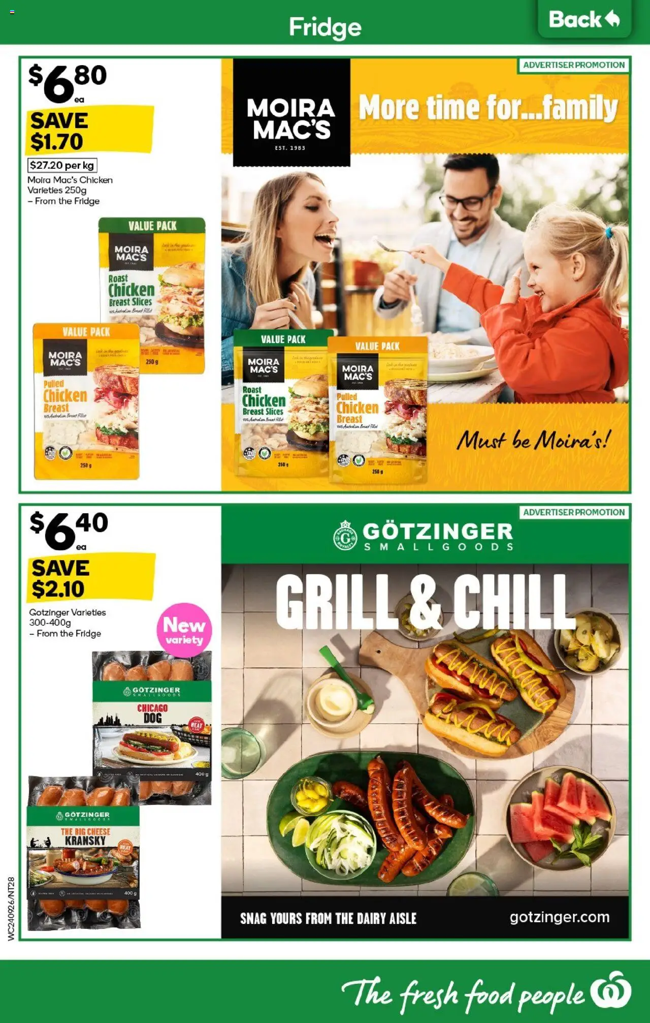 Woolworths catalogue - valid from 24.09.2025 | Page: 28 | Products: Cheese, Chicken, Fridge, Grill