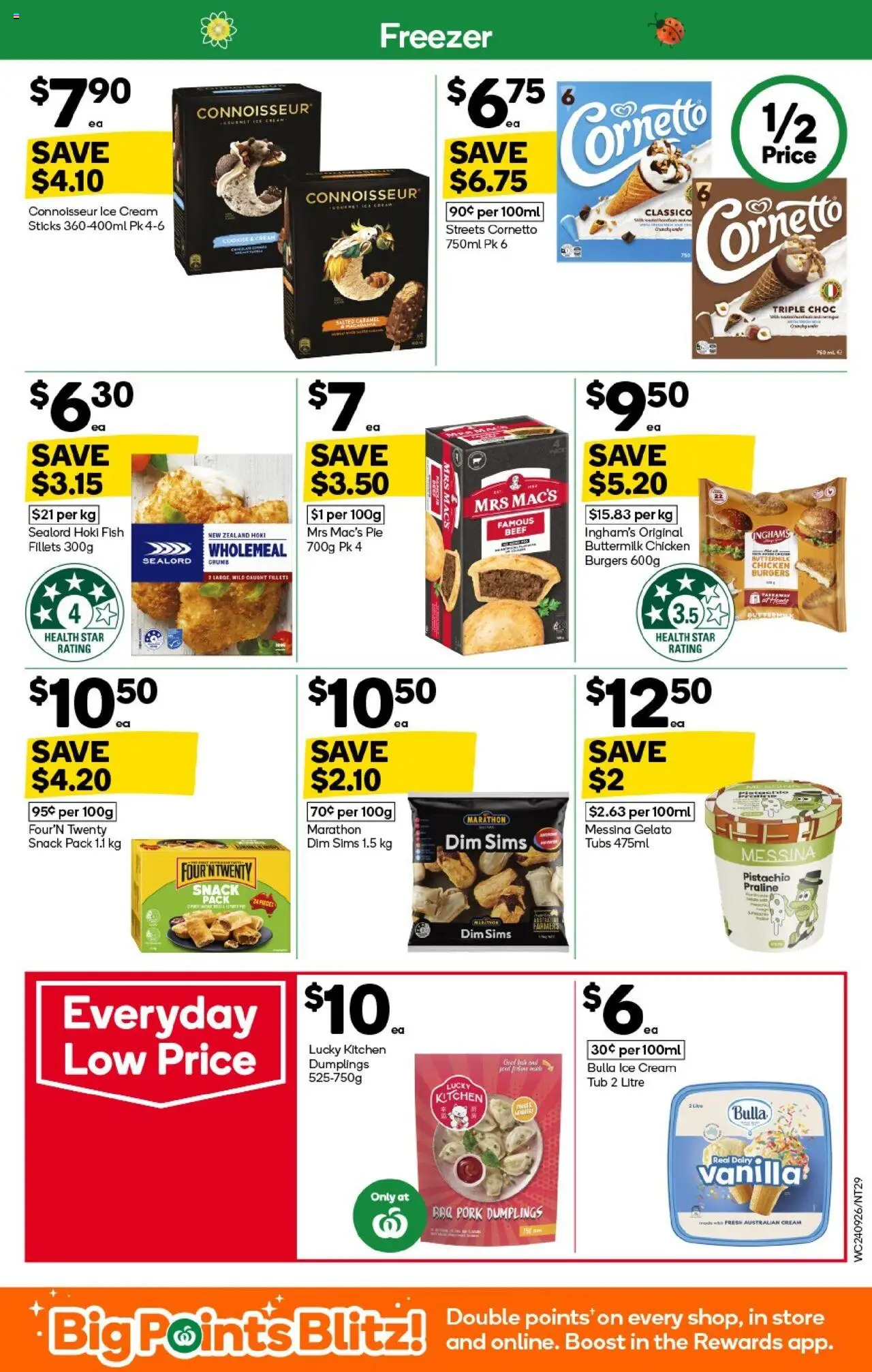 Woolworths catalogue - valid from 24.09.2025 | Page: 29 | Products: Dairy, Chicken, Pork, Beef