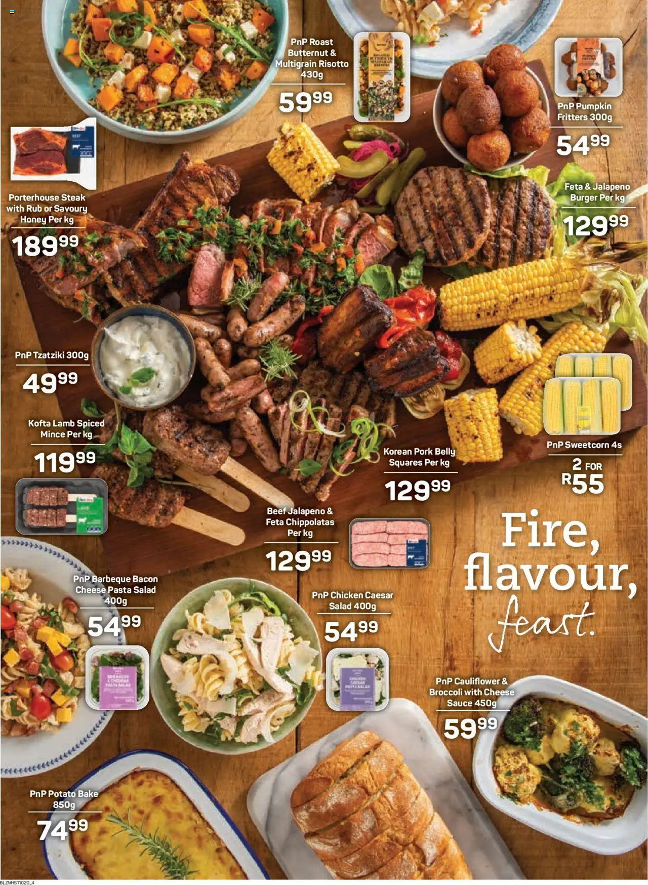 New Pick n Pay catalogue – valid from 22.09.2025 | Page: 4 | Products: Cheese, Chicken, Pasta, Salad