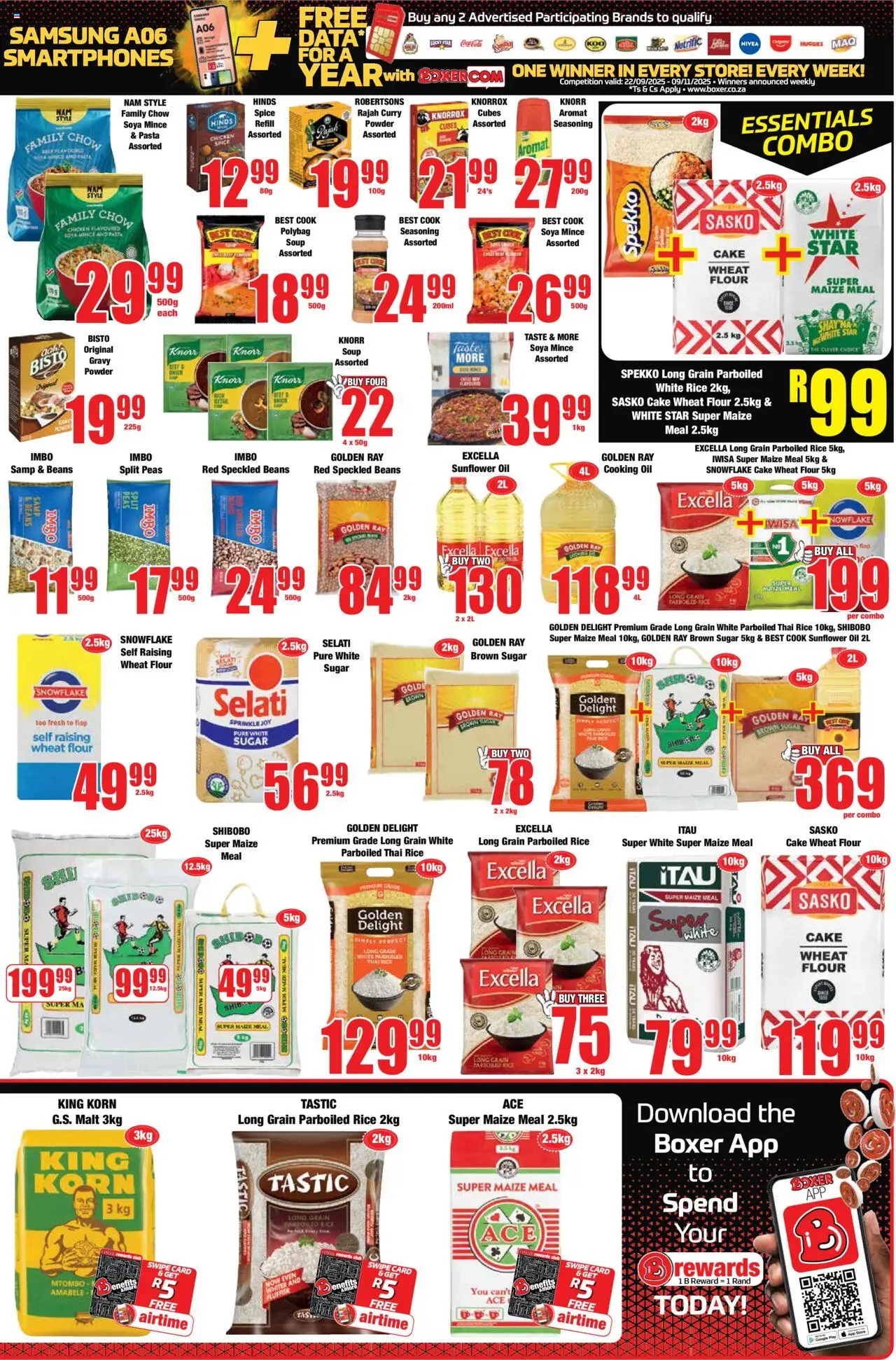 New Boxer catalogue – valid from 22.09.2025 | Page: 9 | Products: Cake, Oil, Pasta, Soup
