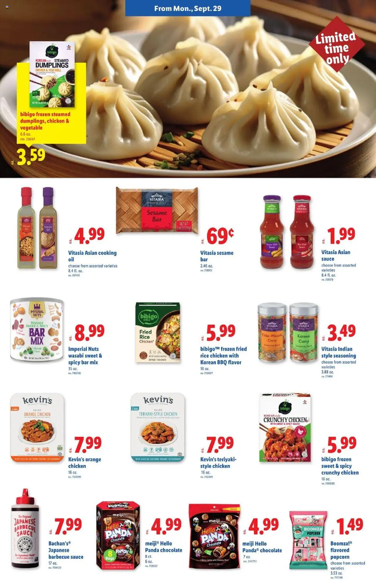 Lidl Weekly Ad - valid from 24.09.2025 | Page: 6 | Products: Chocolate, Rice, Nuts, Sauce
