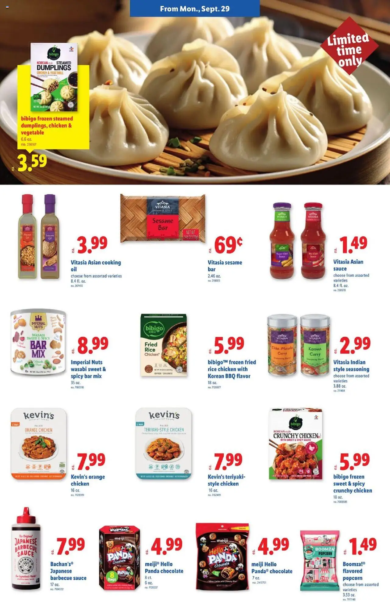 Lidl Weekly Ad - GA - valid from 24.09.2025 | Page: 6 | Products: Chocolate, Rice, Nuts, Sauce