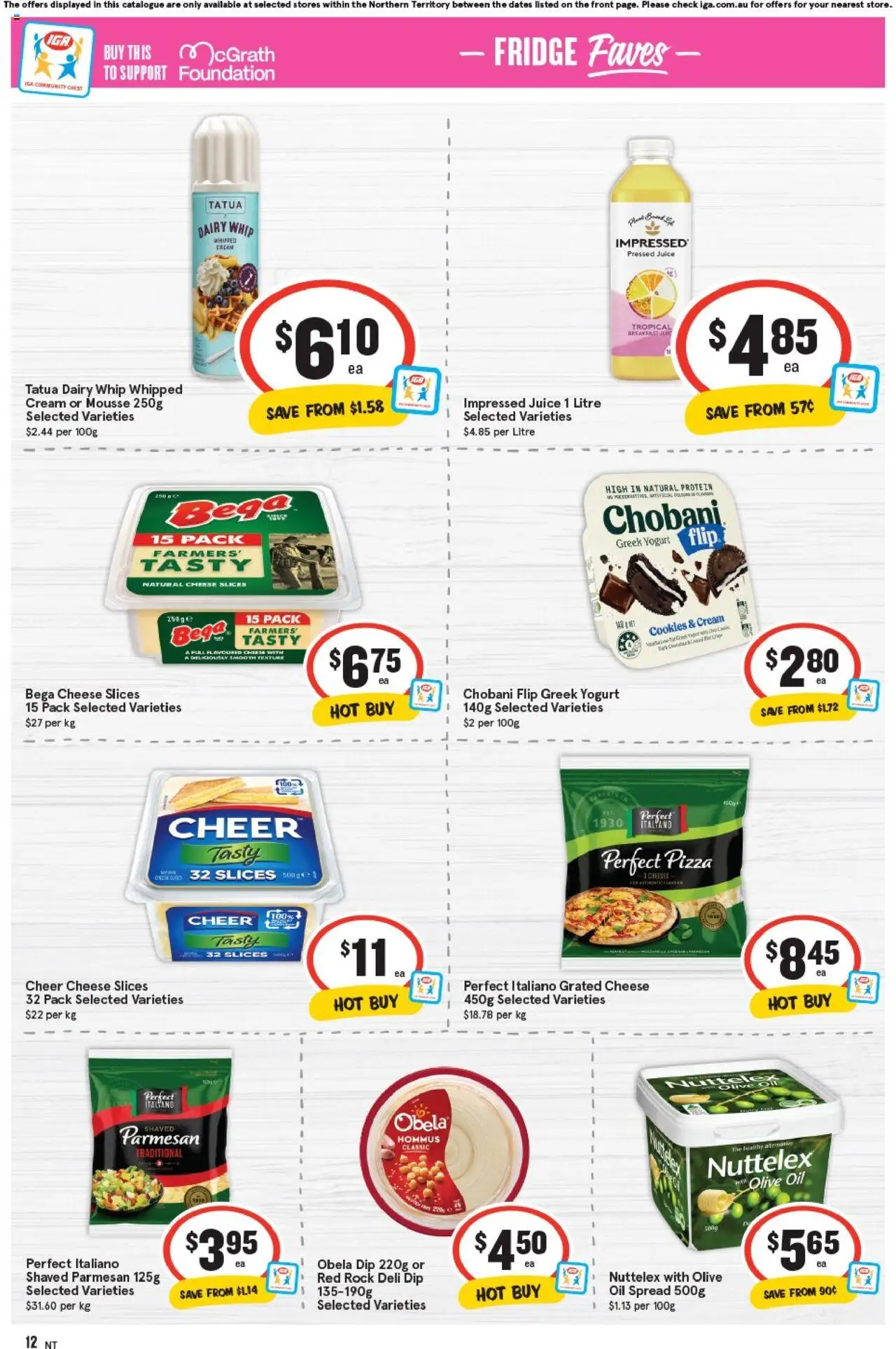 IGA catalogue - valid from 24.09.2025 | Page: 12 | Products: Plant, Chocolate, Cream, Mousse