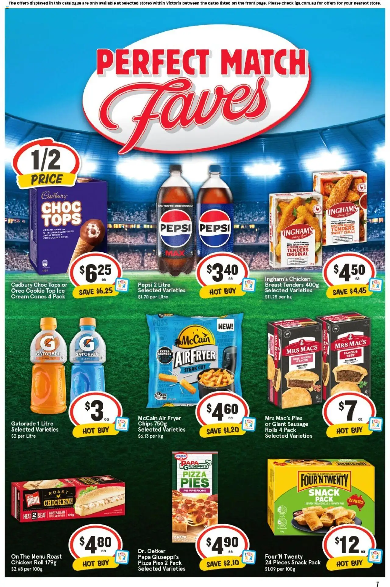 IGA catalogue - valid from 24.09.2025 | Page: 10 | Products: Cheese, Pepsi, Cream, Sausage