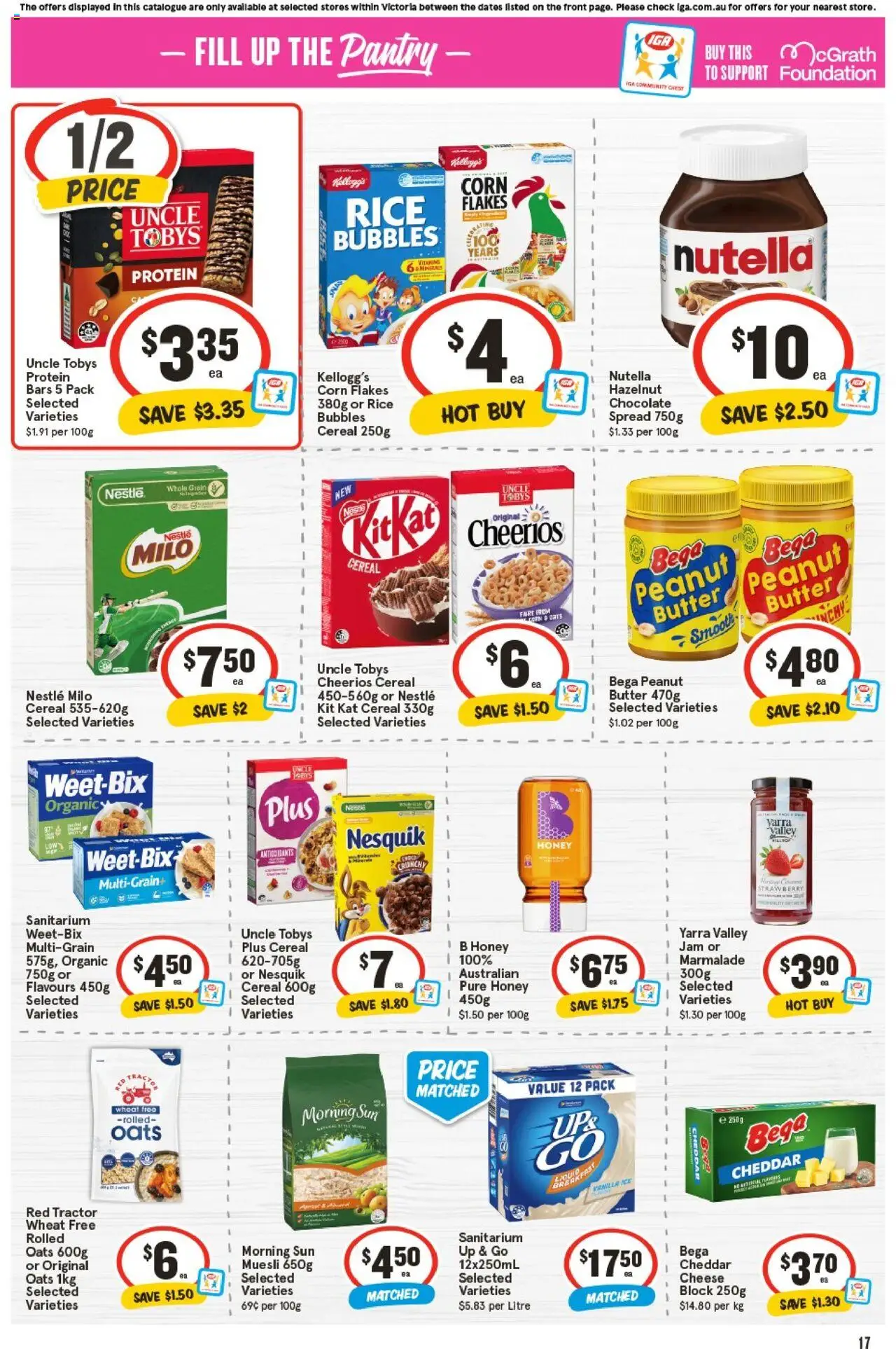 IGA catalogue - valid from 24.09.2025 | Page: 20 | Products: Oats, Cereal, Wheat, Up & go