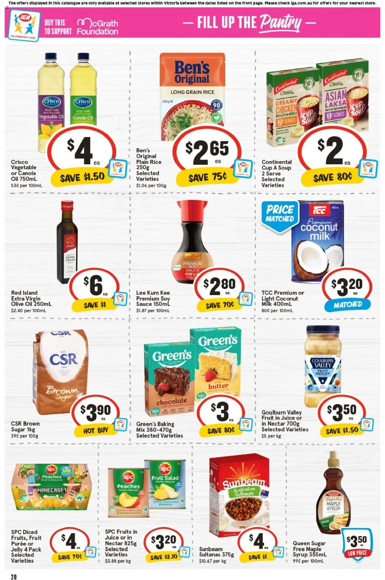IGA catalogue - valid from 24.09.2025 | Page: 23 | Products: Butter, Oil, Chicken, Fruits