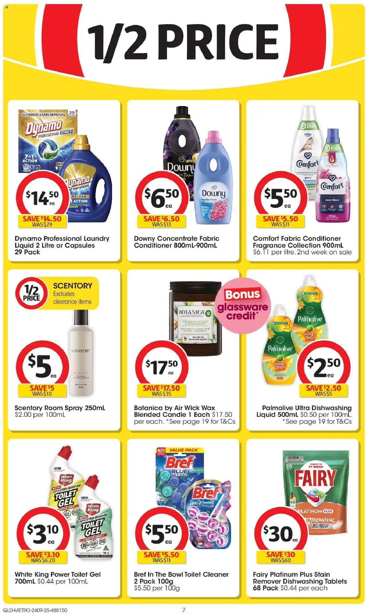 Coles catalogue - valid from 24.09.2025 | Page: 7 | Products: Conditioner, Stain remover, Mango, Candle