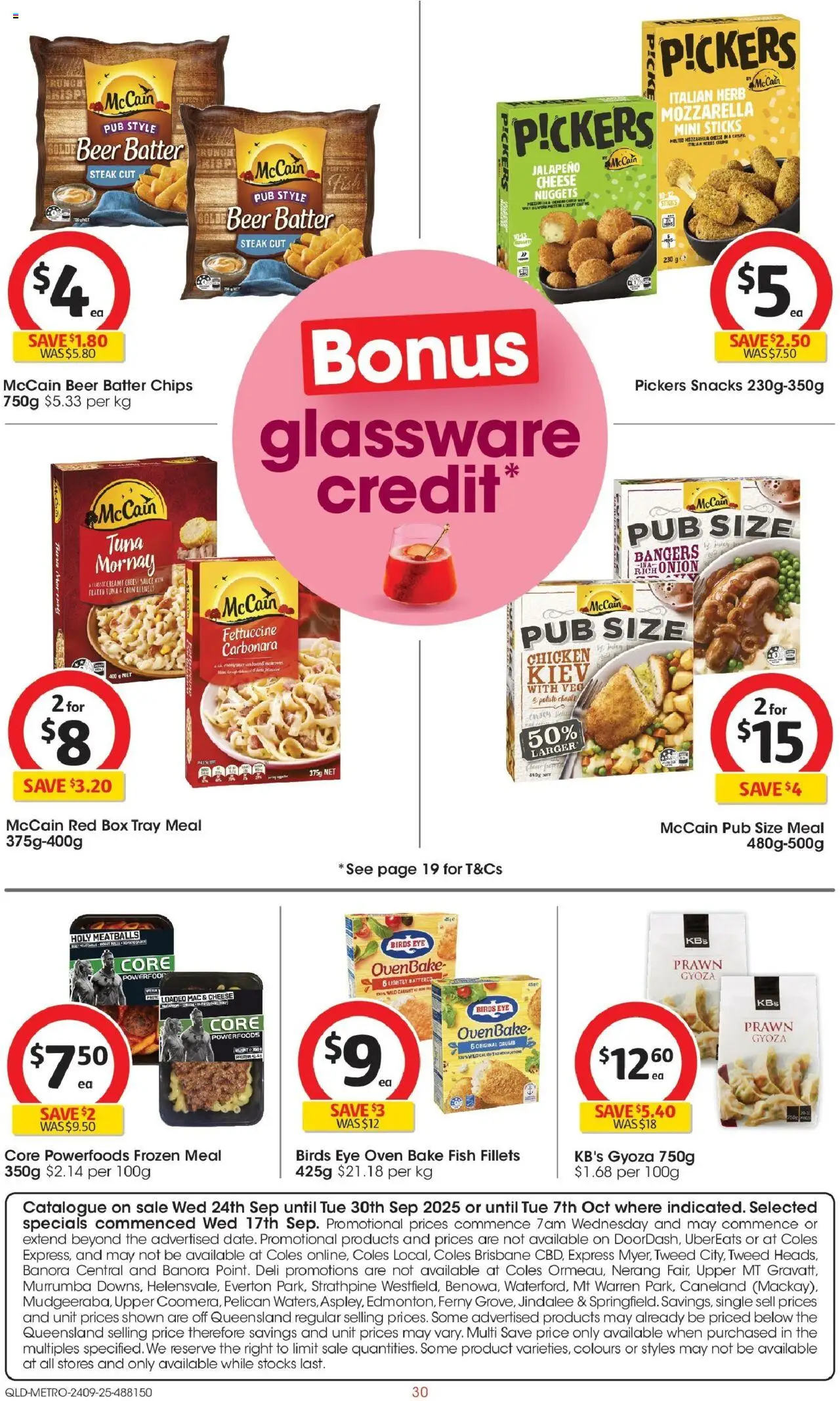 Coles catalogue - valid from 24.09.2025 | Page: 30 | Products: Herb, Fish, Steak, Oven