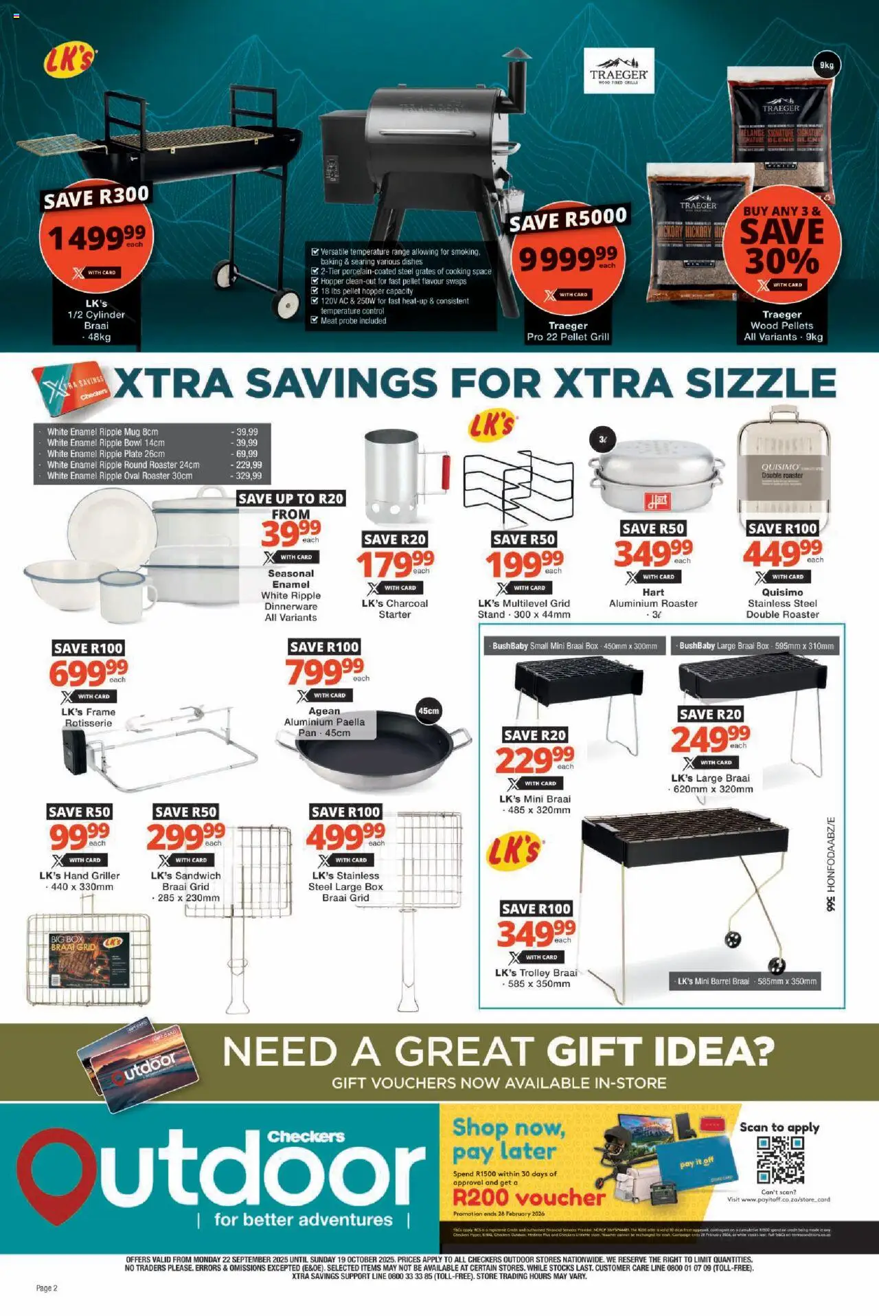 New Checkers catalogue – valid from 22.09.2025 | Page: 2 | Products: Frame, Mug, Enamel, Griller