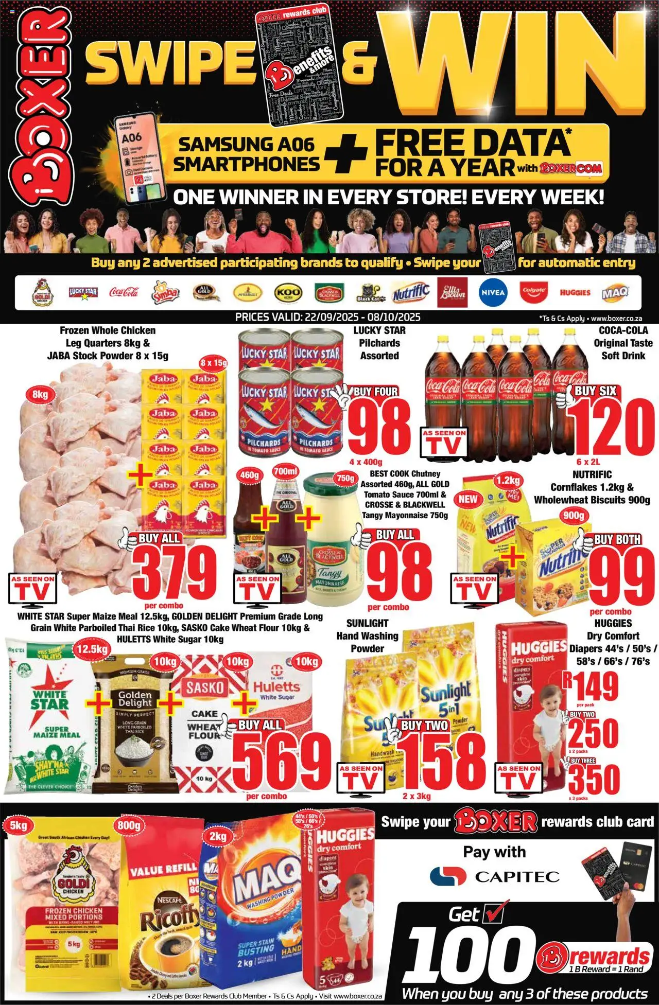 New Boxer catalogue – valid from 22.09.2025 | Page: 1 | Products: Cake, Flour, Stock, Sauce