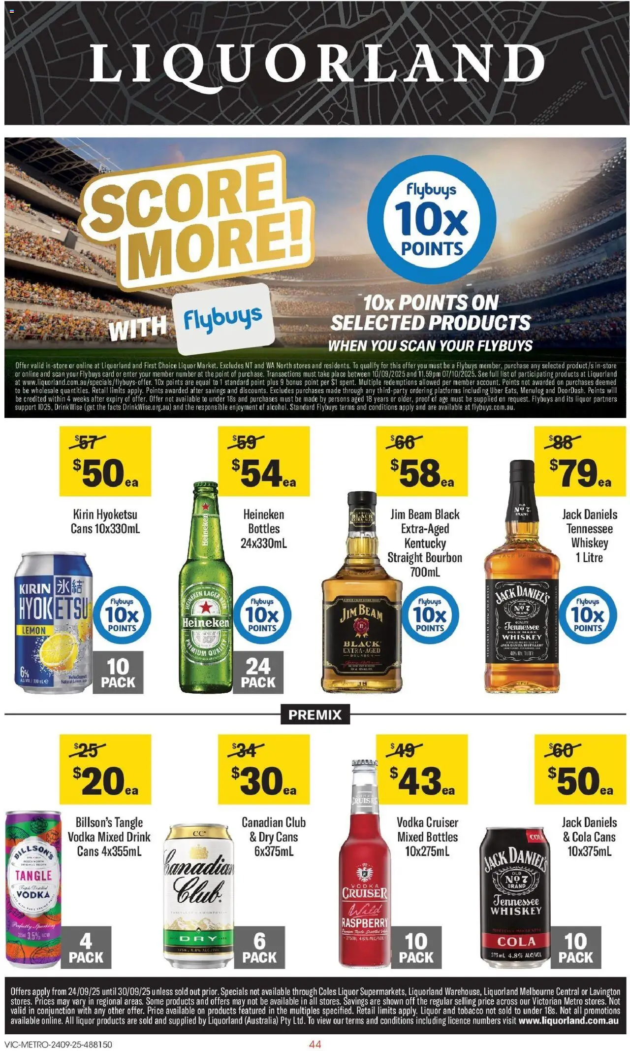 Coles catalogue - valid from 24.09.2025 | Page: 44 | Products: Bourbon, Platforms, Lemon, Raspberry