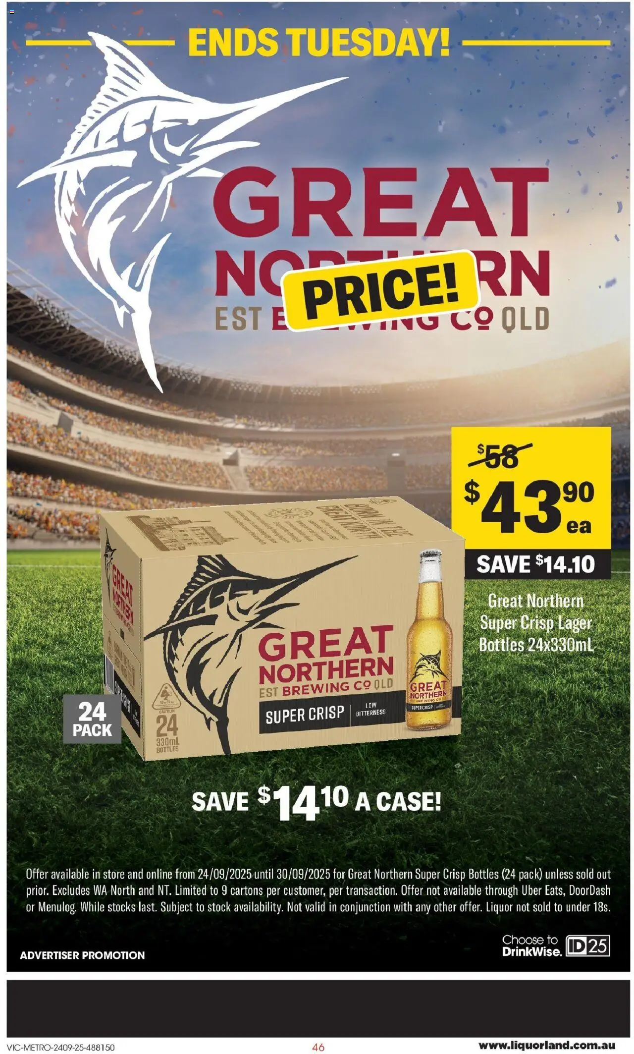Coles catalogue - valid from 24.09.2025 | Page: 46 | Products: Case